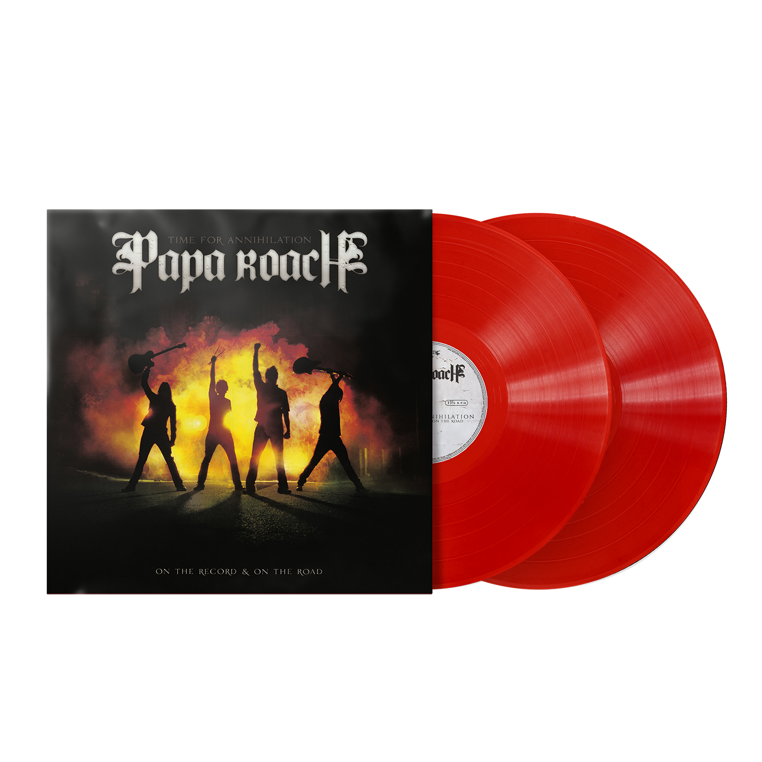 Papa Roach - Time for Annihilation - On the Record & On the Road: Red Vinyl 2LP