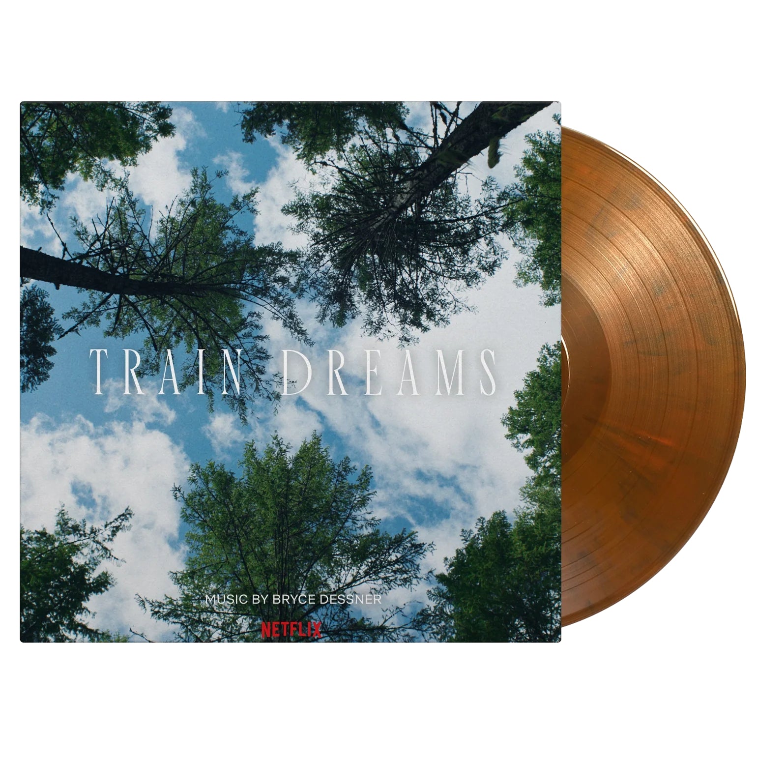 Bryce Dessner (The National) - Train Dreams (Original Soundtrack): Orange & Black Marble Vinyl LP