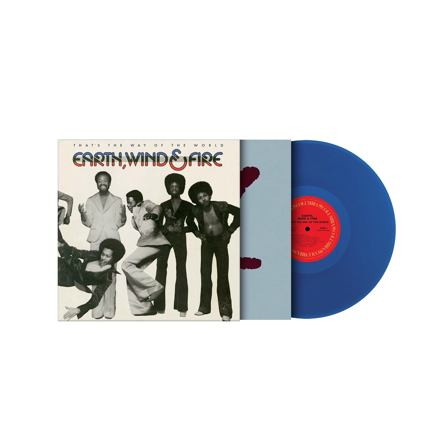 Earth wind fire that s the way of the world blue vinyl lp the
