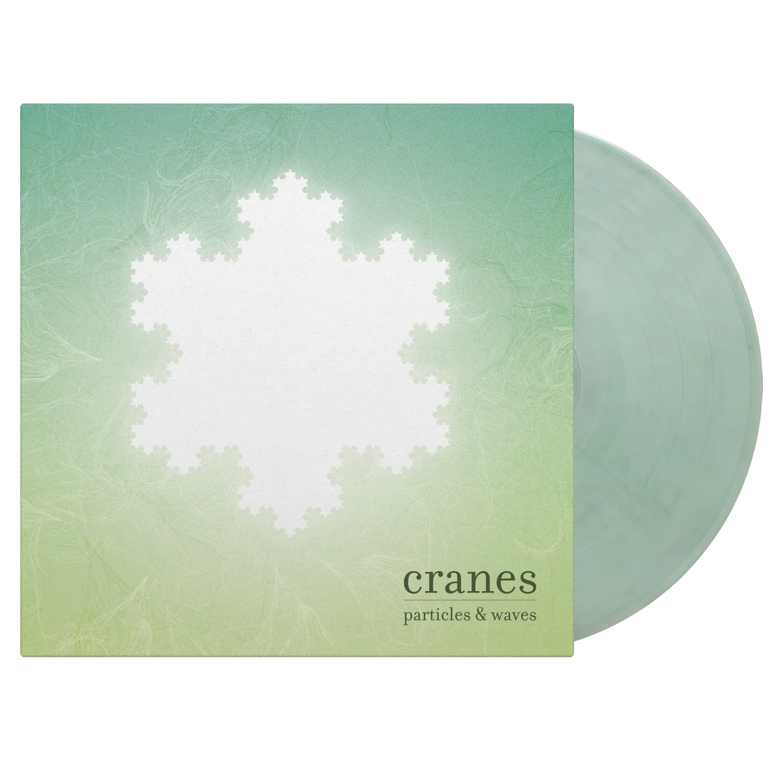Cranes - Particles and Waves: Crystal Clear Blue & White Marble Vinyl LP 