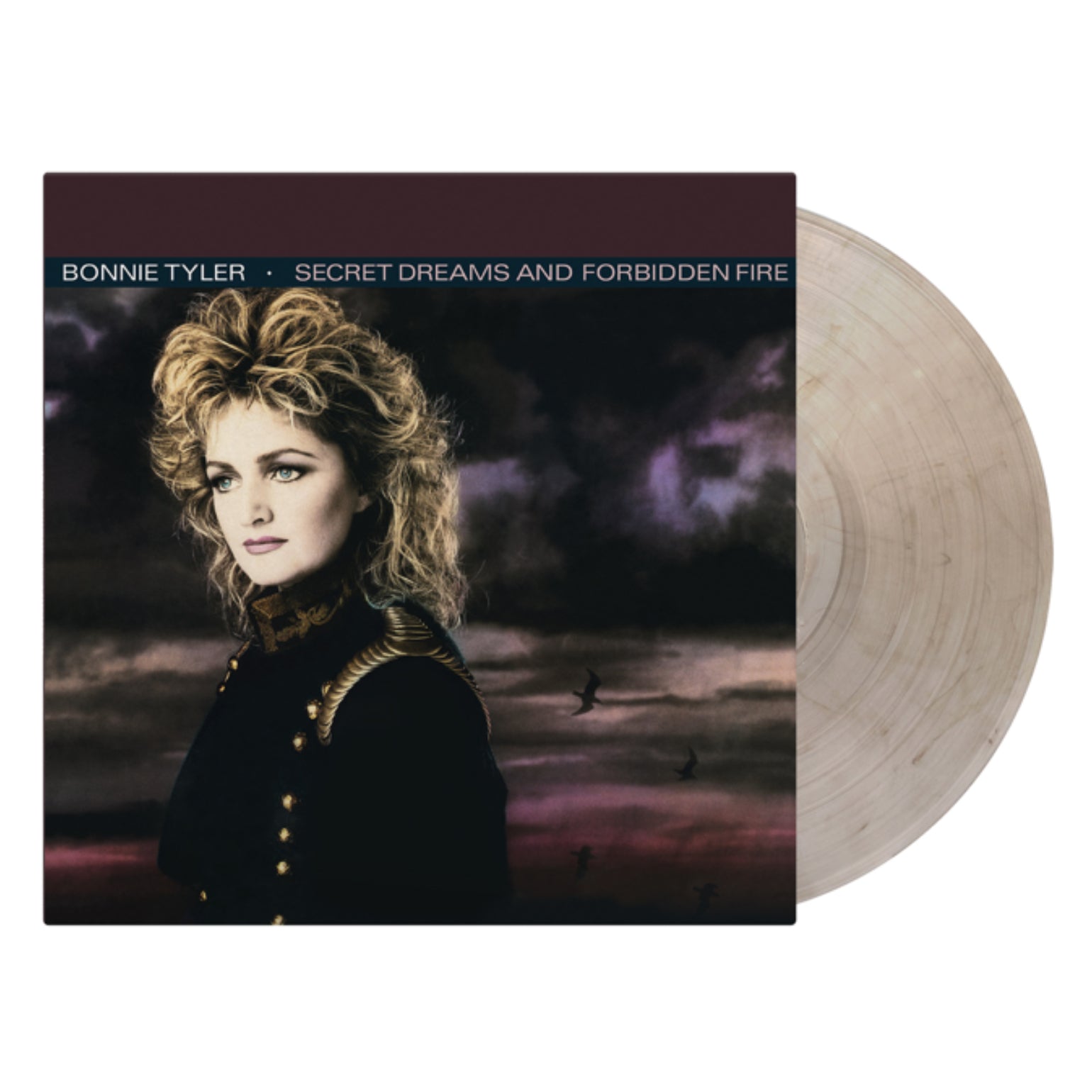 Bonnie Tyler - Secret Dreams and Forbidden Fire: Crystal Clear & Black Marbled Vinyl LP