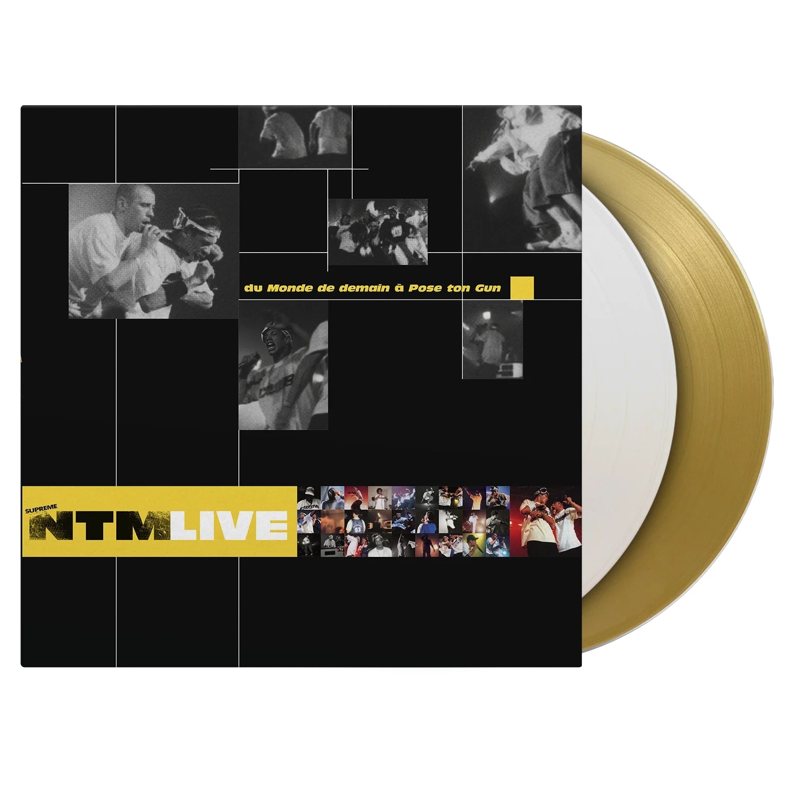 Supreme NTM - Live (Du Monde De Demain A Pose Ton Gun): Gold & White Vinyl 2LP