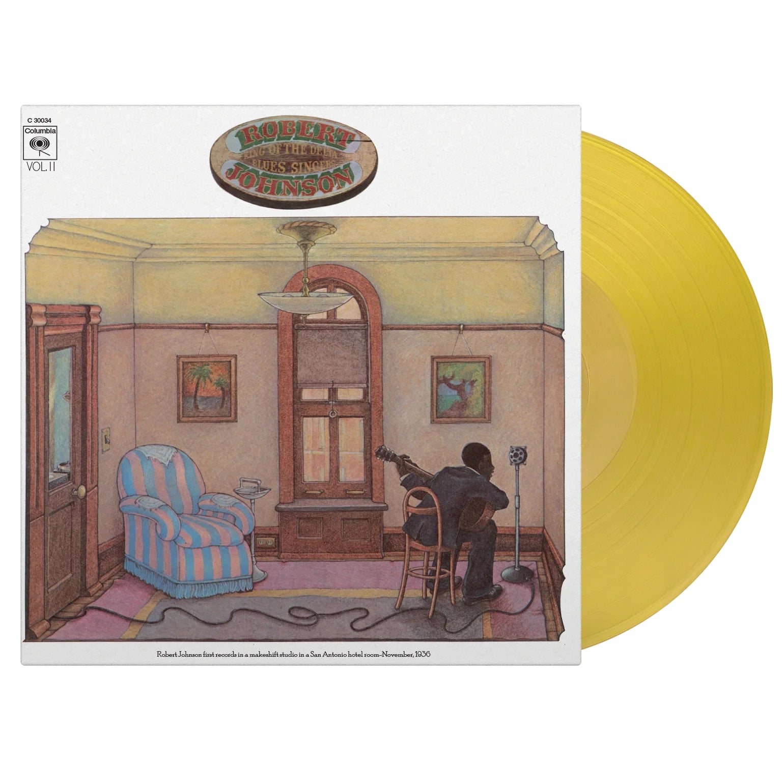 Robert Johnson - King of the Delta Blues Singers Vol.2: Translucent Yellow Vinyl LP