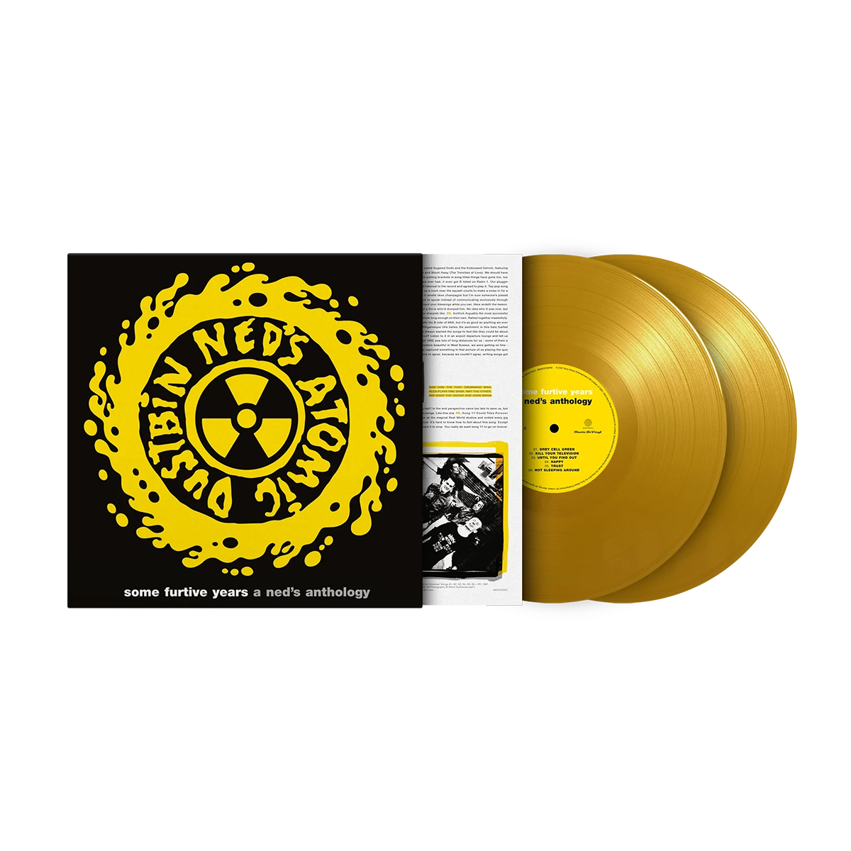 Ned's Atomic Dustbin - Some Furtive Years - A Ned’s Anthology: Limited Yellow Vinyl 2LP