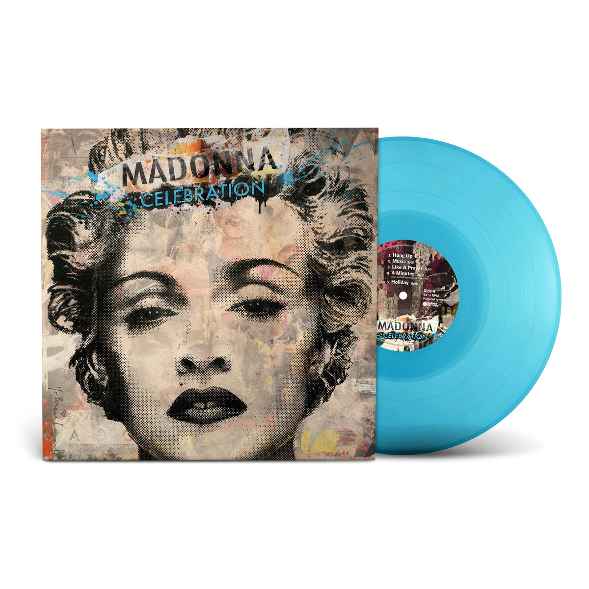 Madonna - Celebration: Transparent Light Blue Vinyl LP
