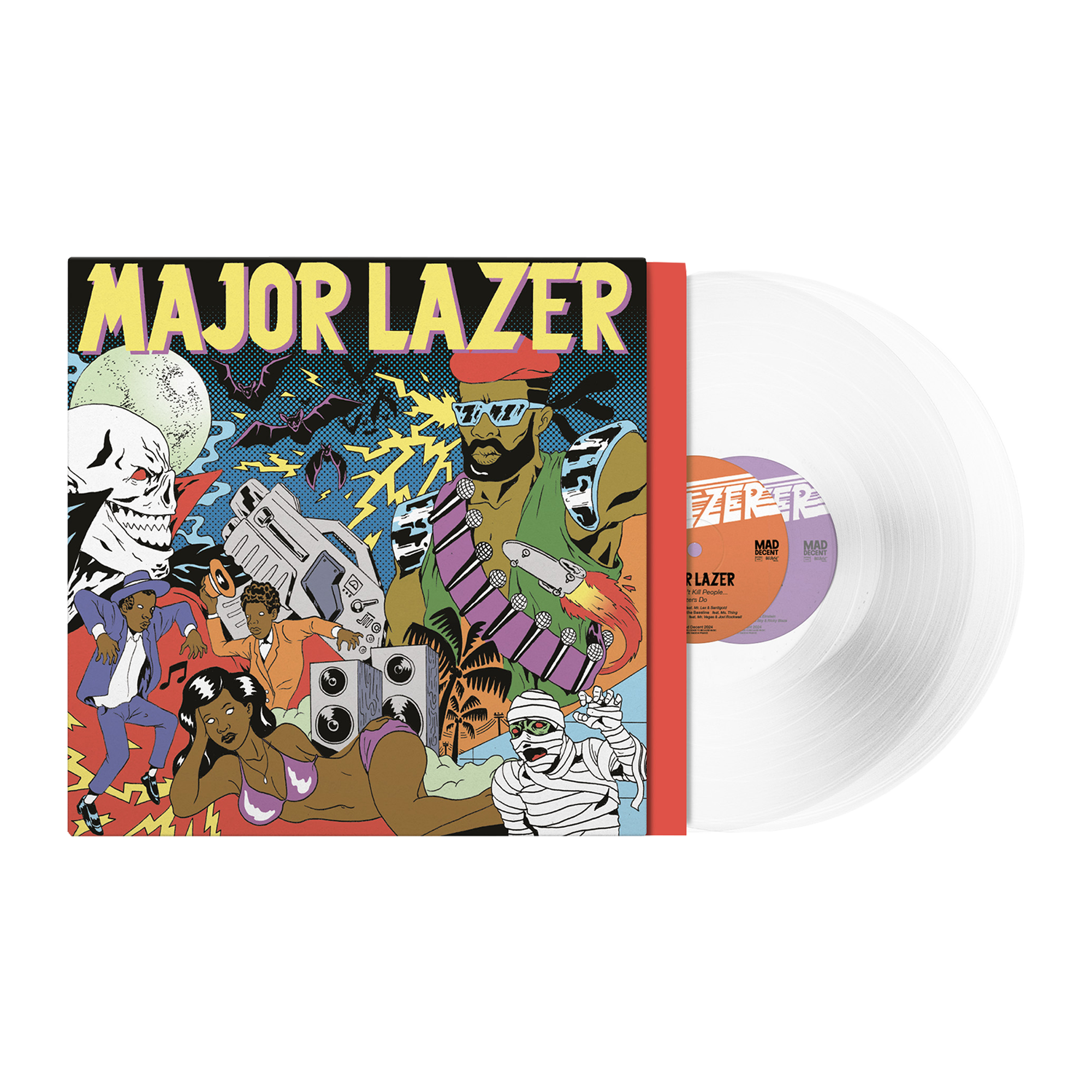 Major Lazer - Guns Don't Kill People... Lazers Do (15th Anniversary Edition): Crystal Clear Vinyl 2LP