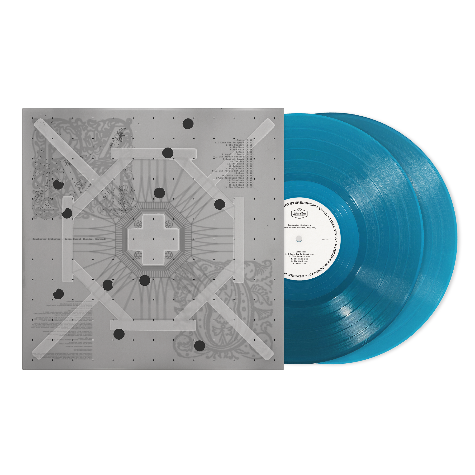 Manchester Orchestra - Union Chapel (London, England): Translucent Sea Blue Vinyl 2LP