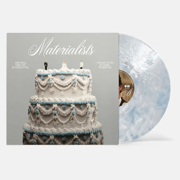 Daniel Pemberton, Baby Rose & Japanese Breakfast - Materialists (Original Soundtrack): Iridescent White w/ Blue Vinyl LP