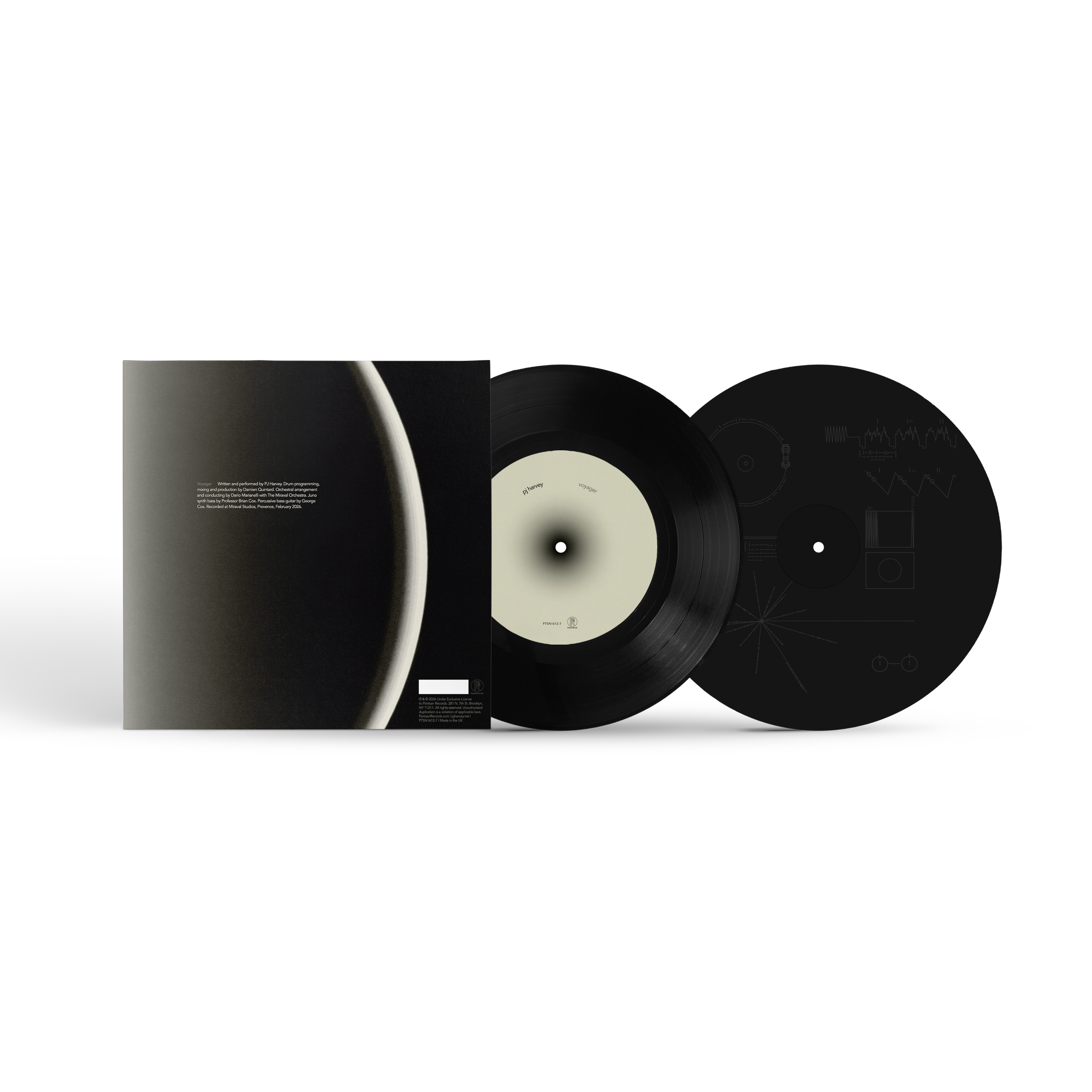 PJ Harvey - Voyager: 7" Vinyl w/ Etched B-Side