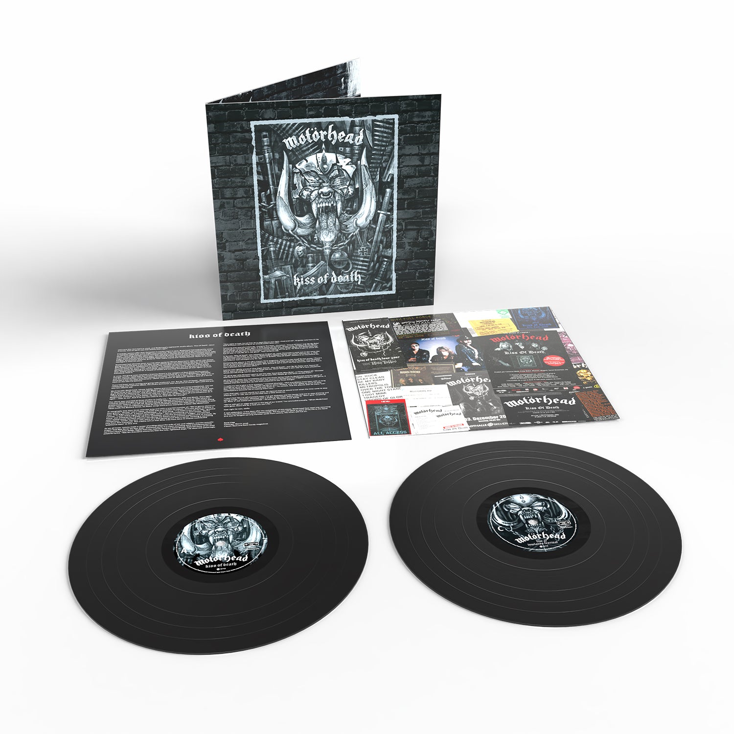 Motorhead - Kiss of Death: Black Vinyl 2LP