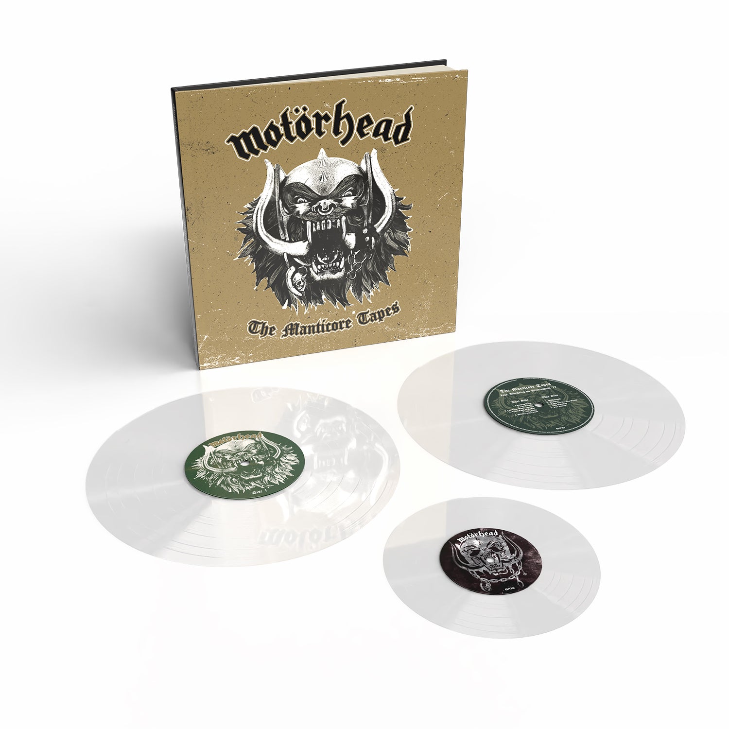 Motorhead - The Manticore Tapes: Deluxe Bookpack Clear Vinyl 2LP & 7"
