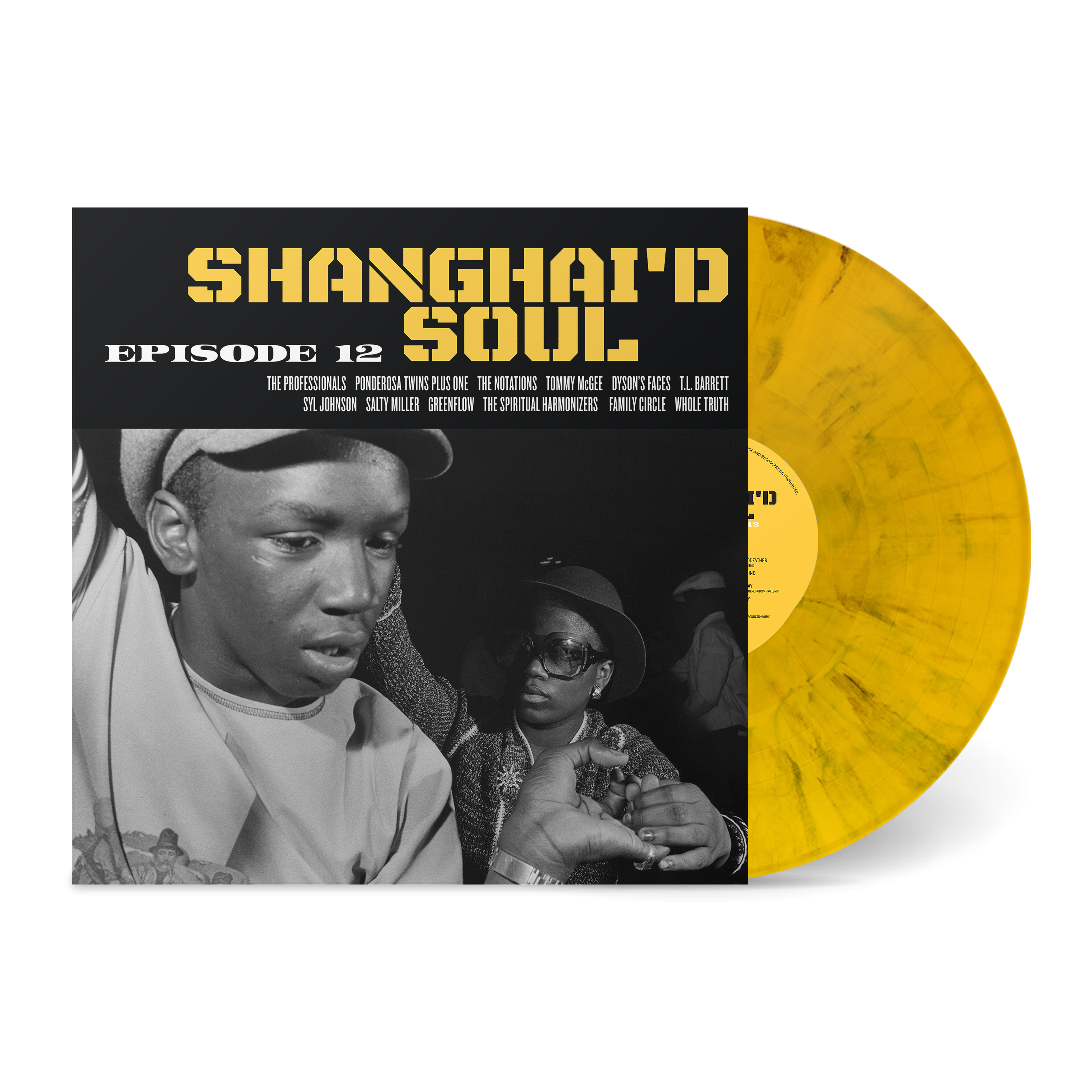 Various Artists - Shanghai'd Soul Episode 12: Limited Yellow & Black Splatter Vinyl LP