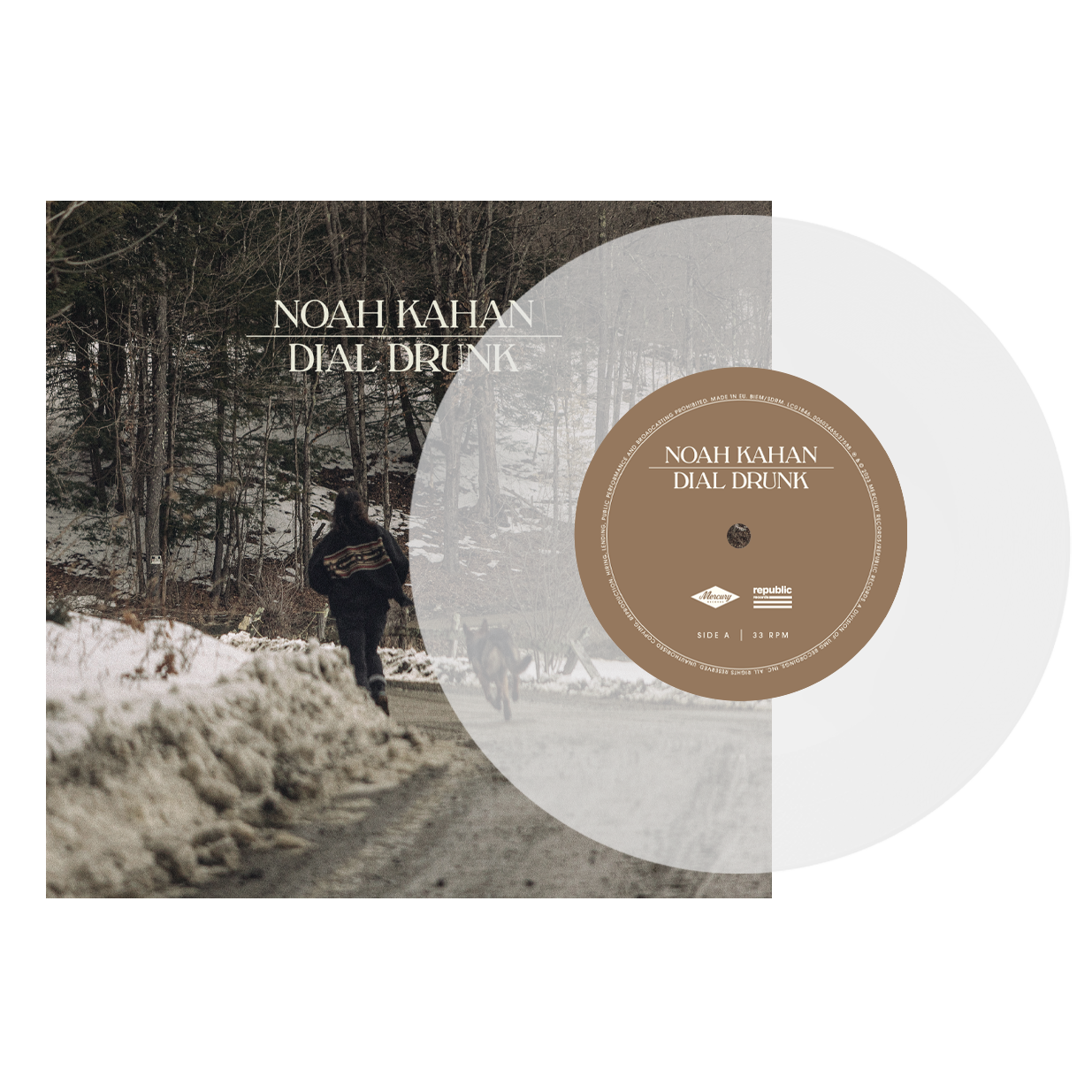 Noah Kahan - Dial Drunk: Limited Clear Vinyl 7" Single