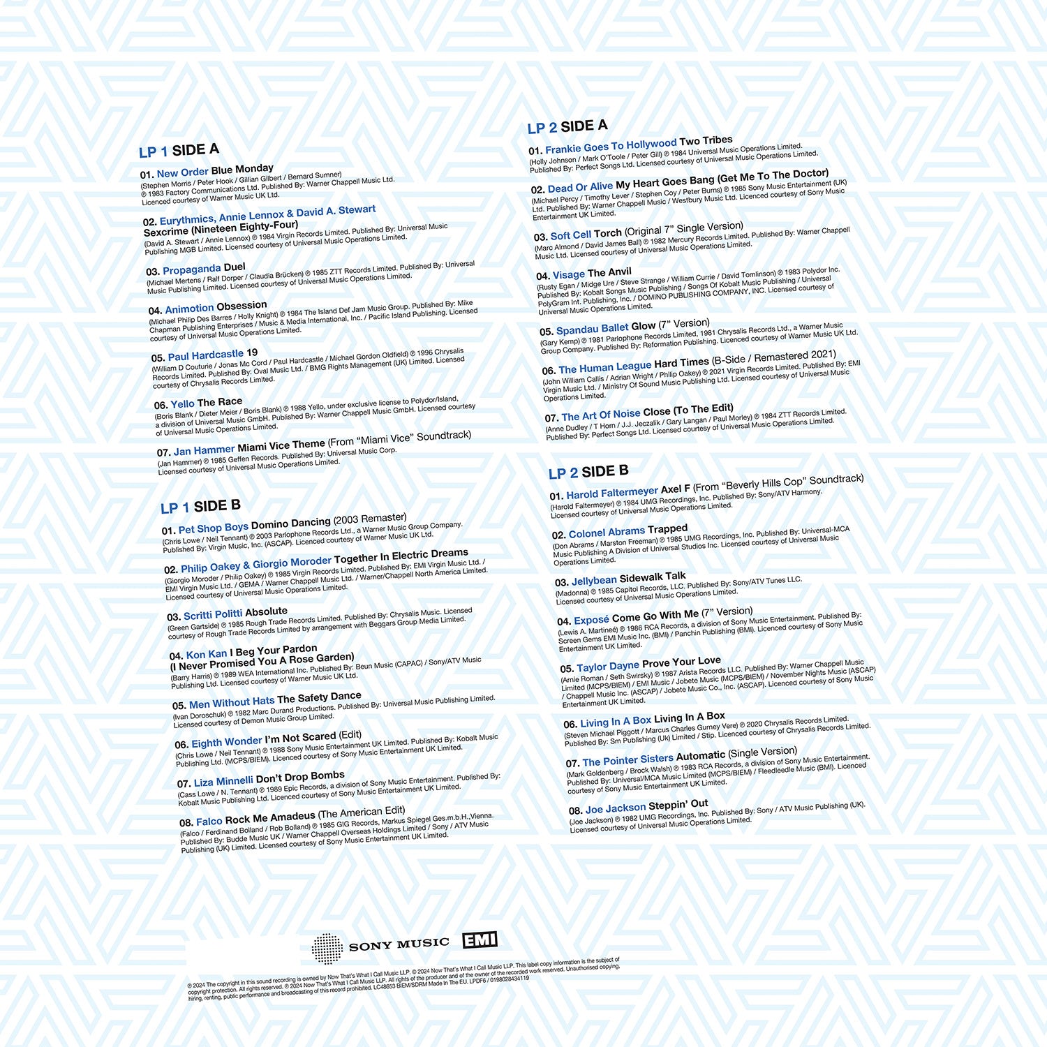 Various Artists - NOW That's What I Call 80s Dancefloor: SYNTH (2LP)