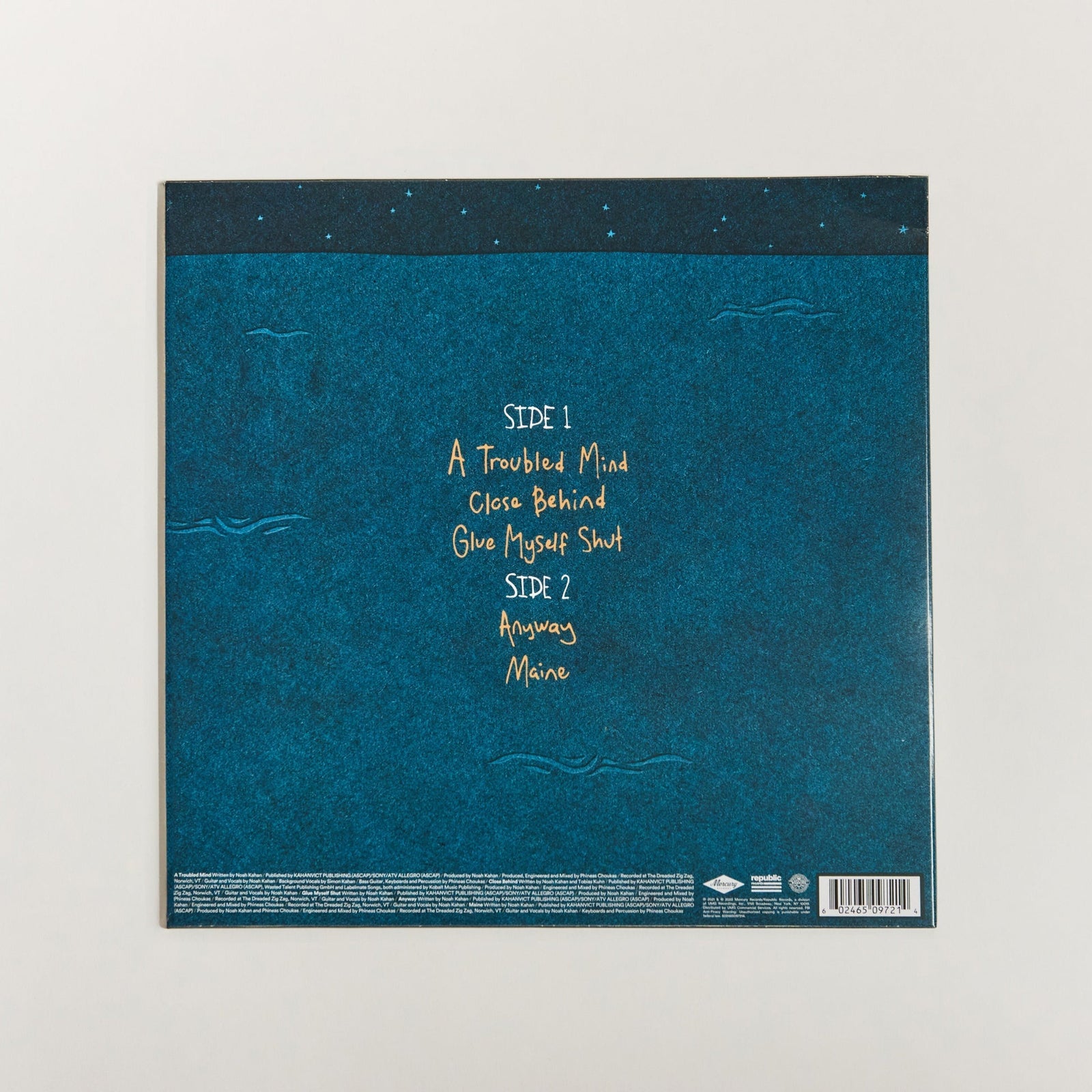 Noah Kahan - Cape Elizabeth: Limited Aqua Blue Vinyl EP