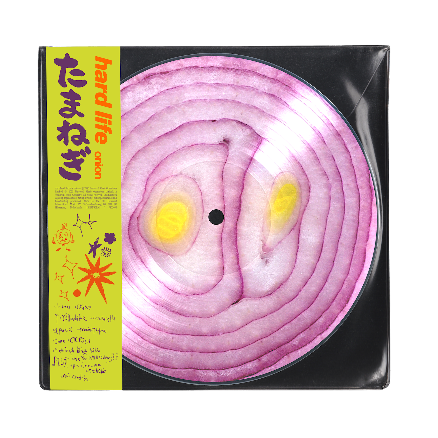 hard life - Chopped Onion - onion - Limited Onion Picture Disc
