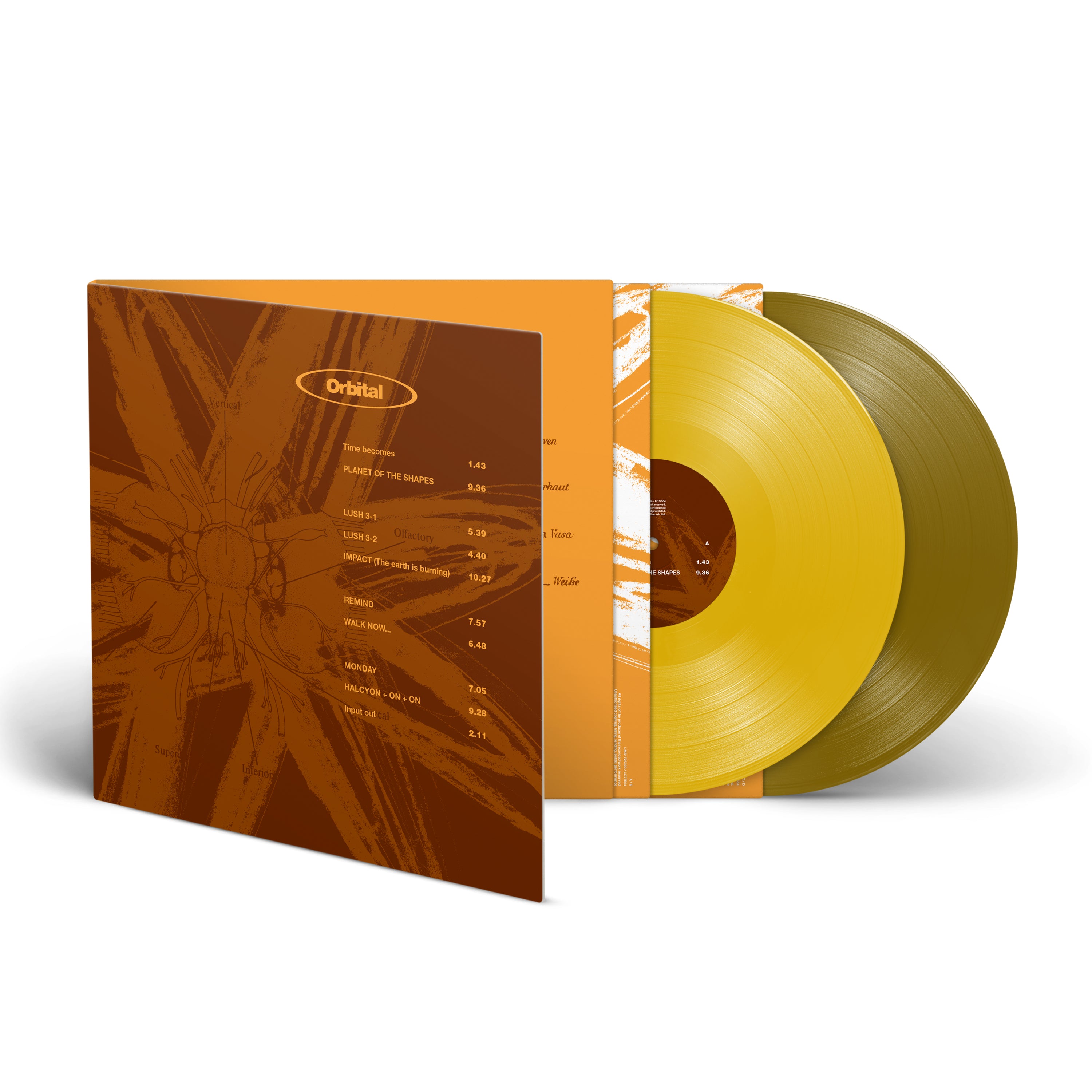 Orbital - Orbital (The Brown Album): Limited Brown & Orange Vinyl 2LP