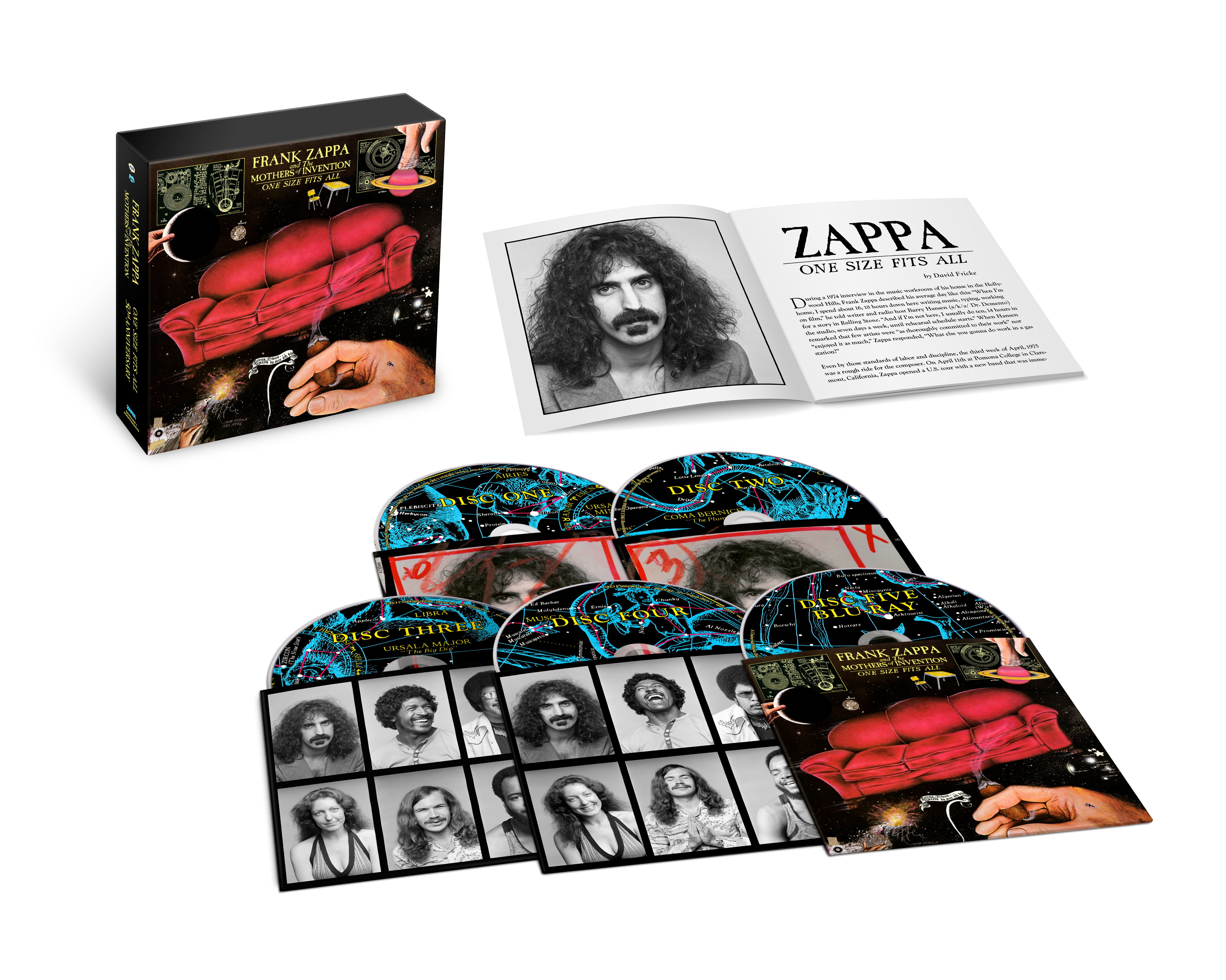 Frank Zappa - One Size Fits All (50th Anniversary) 4CD + Blu Ray