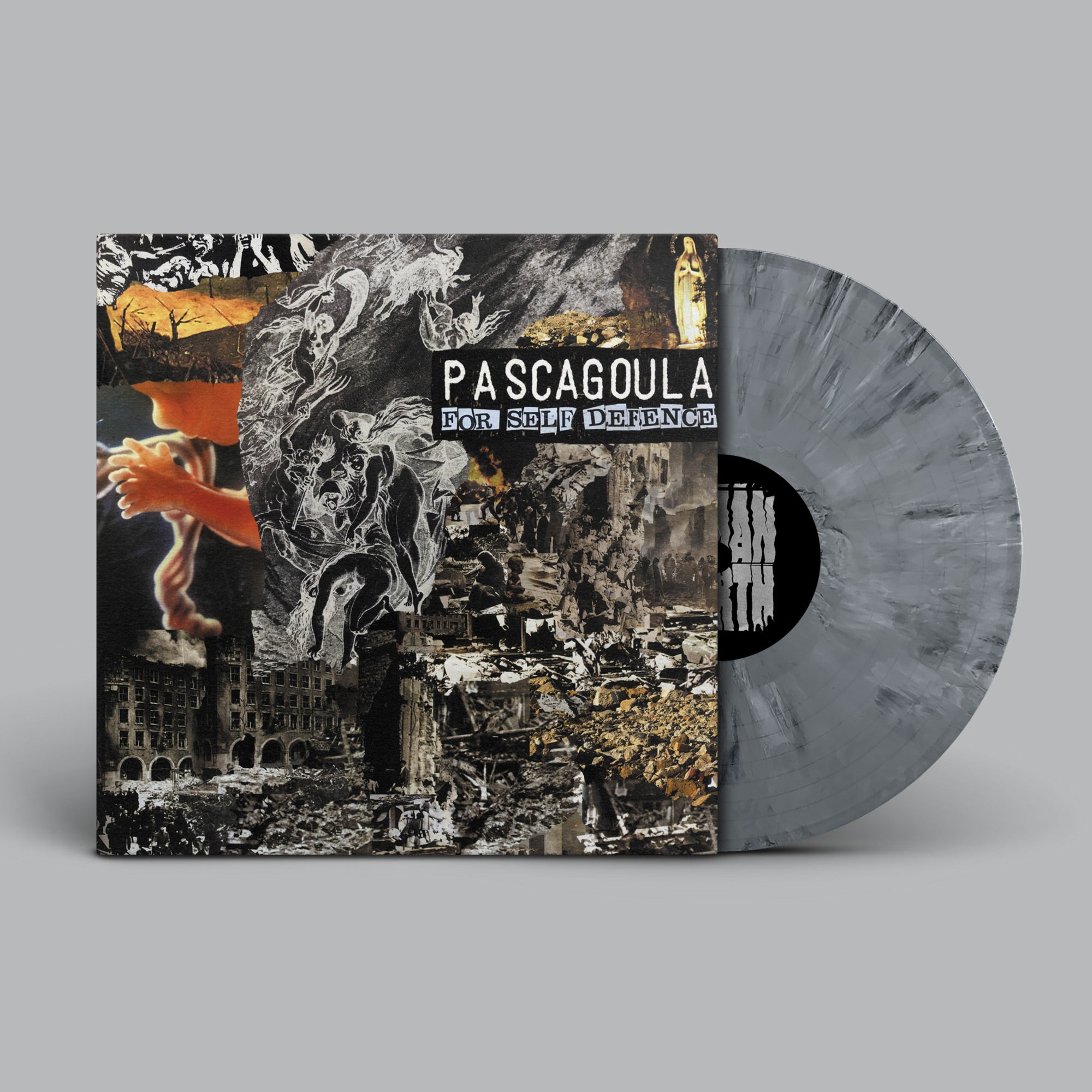 Pascagoula - For Self Defence: Limited Eco-Mix Graphite Grey Vinyl LP