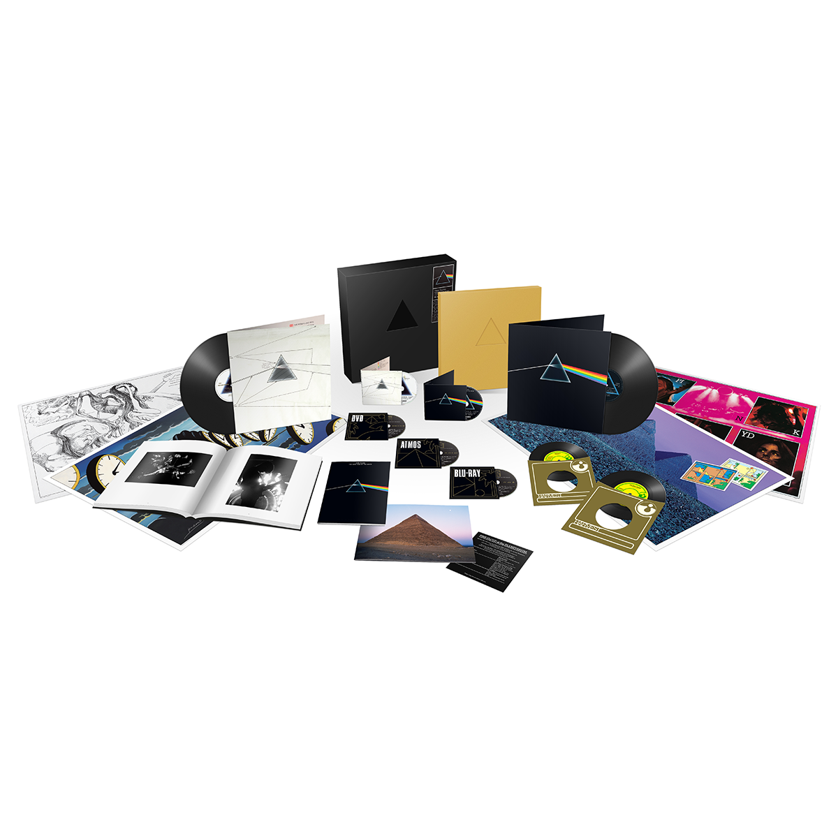 The Dark Side Of The Moon (50th Anniversary): Limited Edition Deluxe Box Set + Abbey Road Studios Session Sheet Bundle