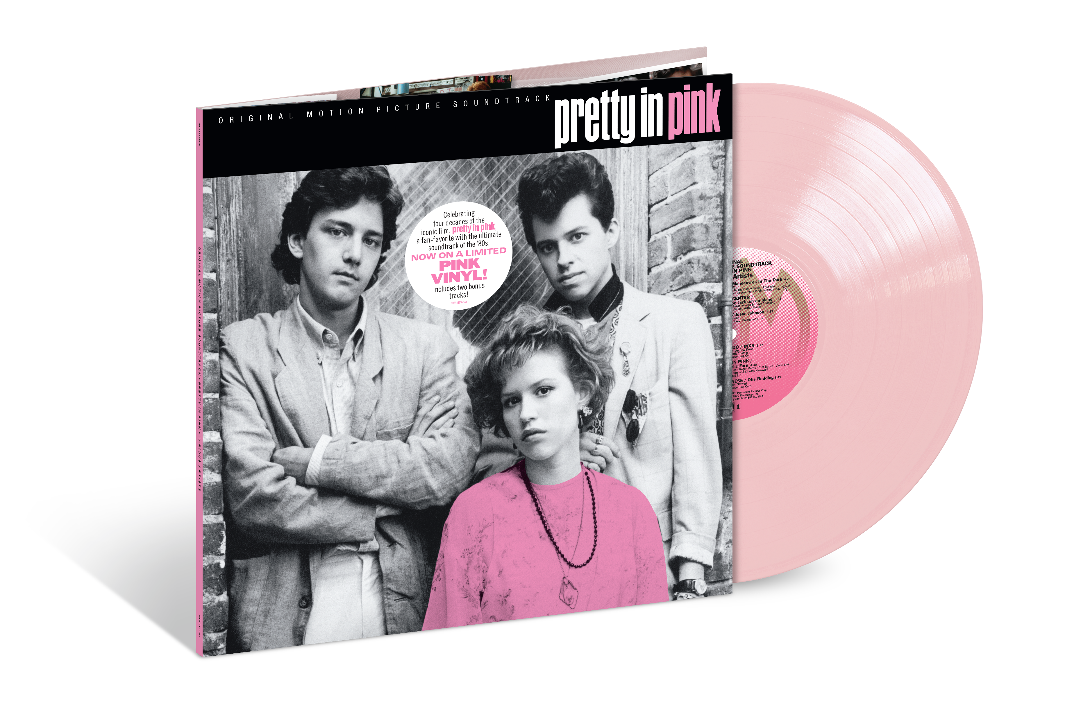 Various Artists - Pretty In Pink (40th Anniversary) 1LP Exclusive Pink Vinyl