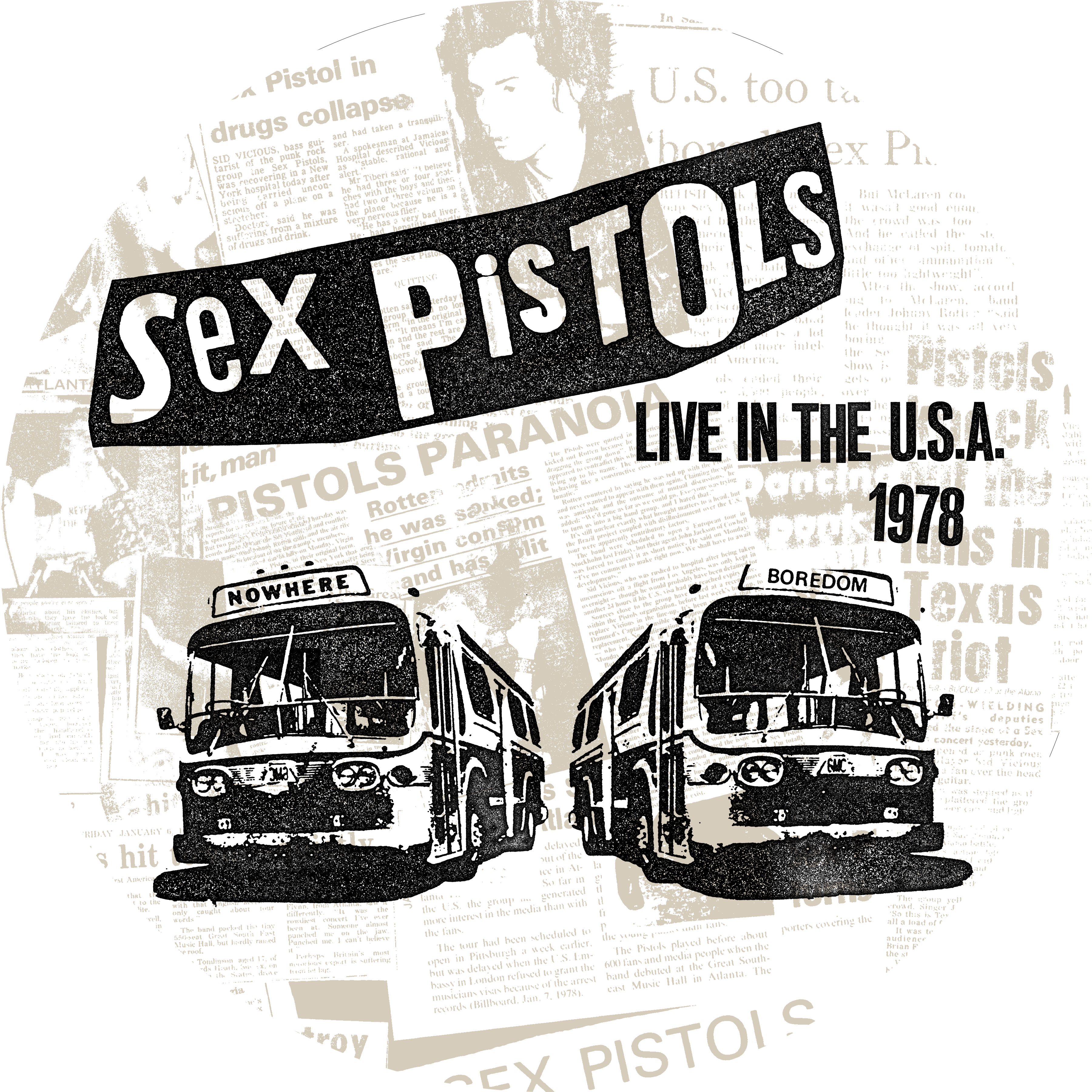 Sex Pistols - Live In The USA '78 Slipmat