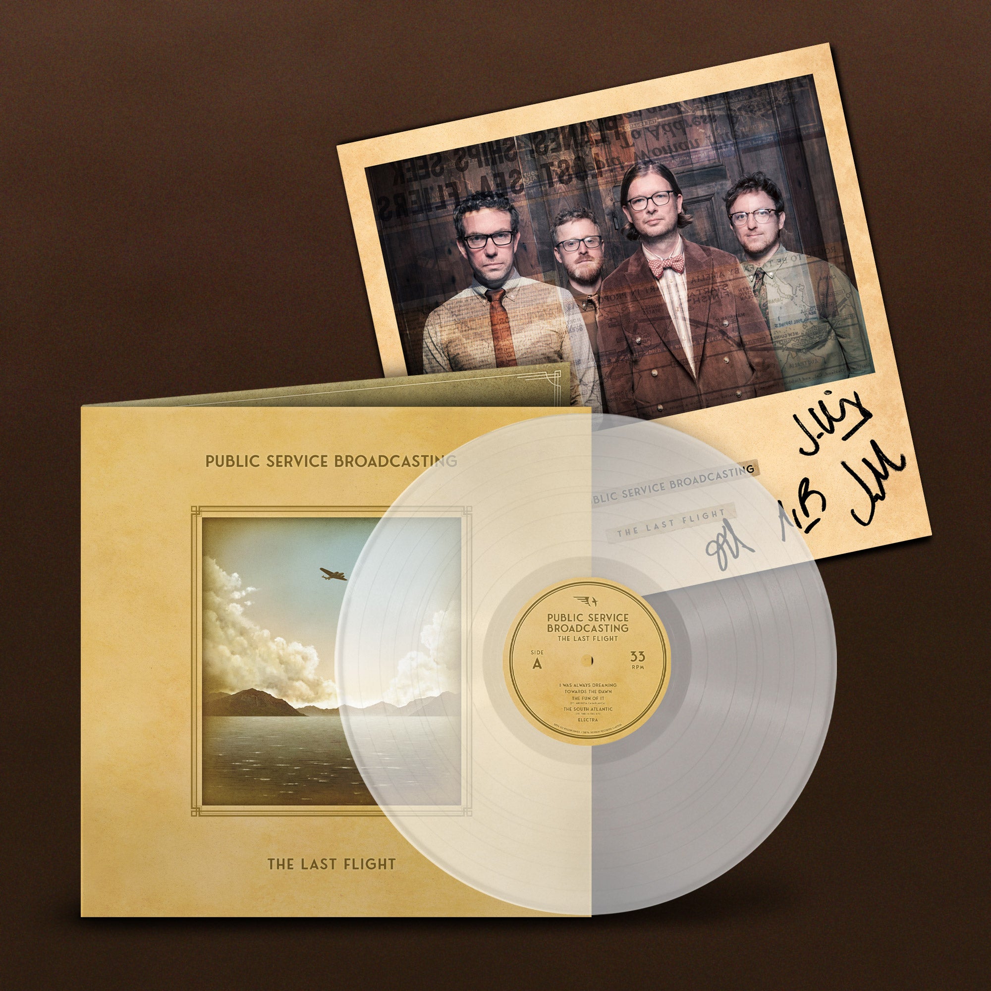 The Last Flight: Limited Clear Vinyl LP & Exclusive Signed Print