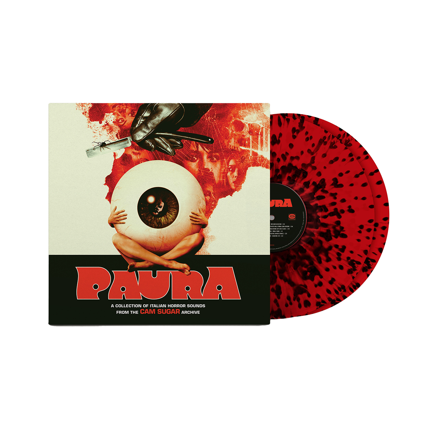 CAM Sugar - Paura: Limited Red + Black Splatter Vinyl 2LP