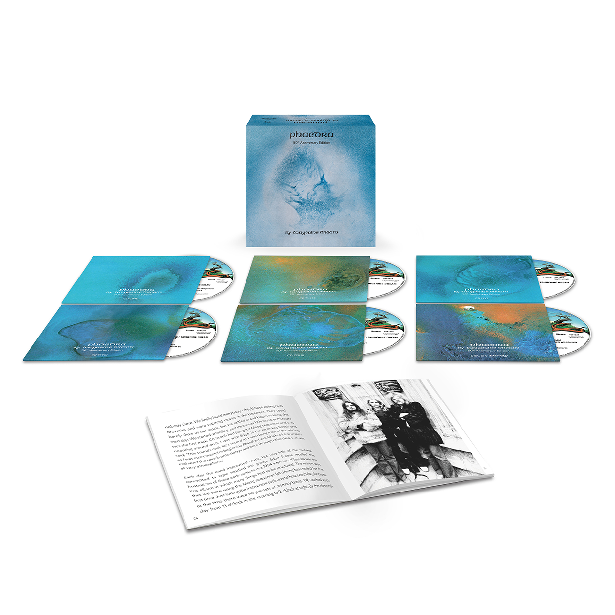 Tangerine Dream - Phaedra (50th Anniversary): 5CD + Blu Ray Boxset