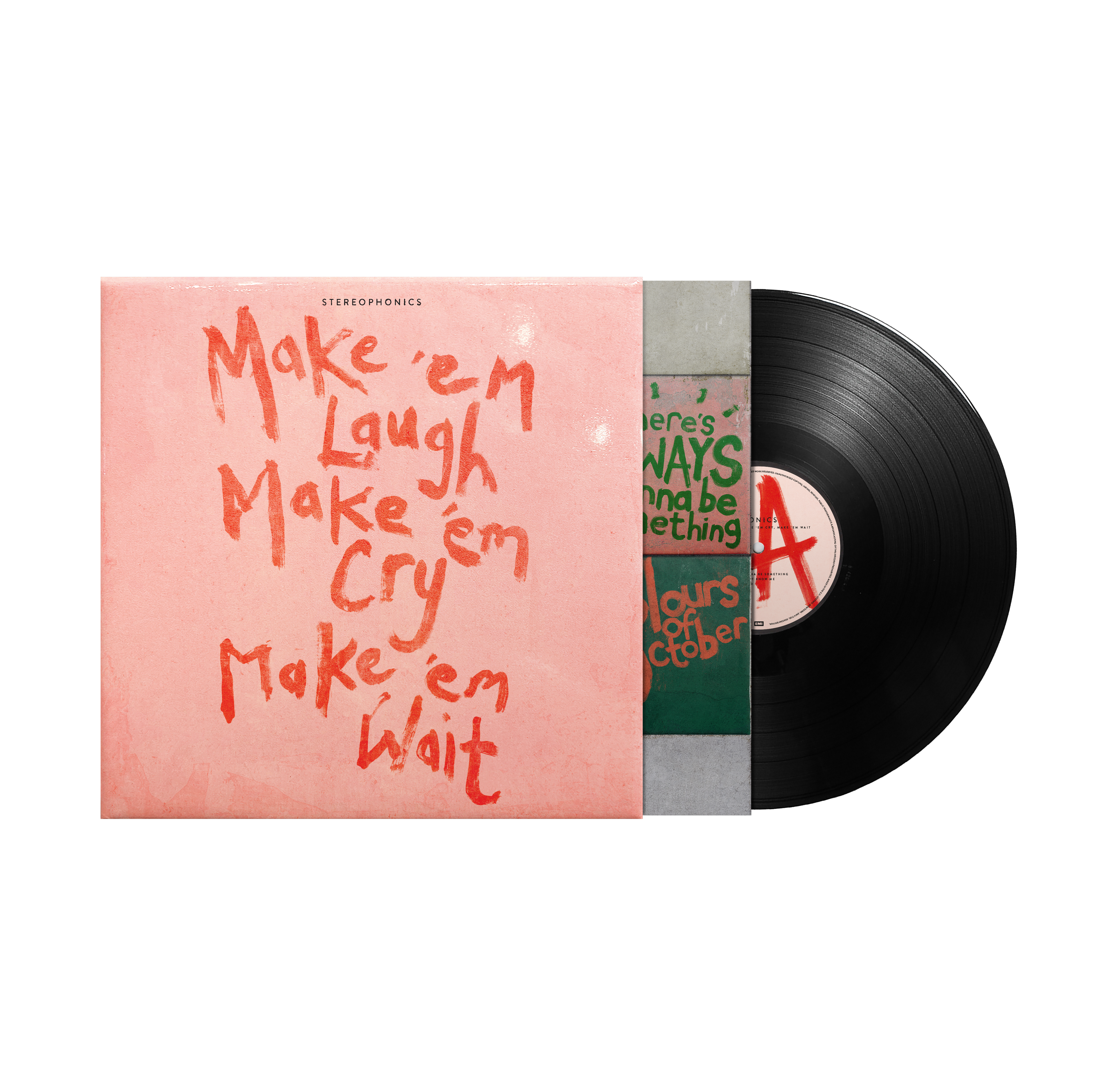 Stereophonics - Make ‘em Laugh, Make ‘em Cry, Make ‘em Wait - Recycled Black Vinyl