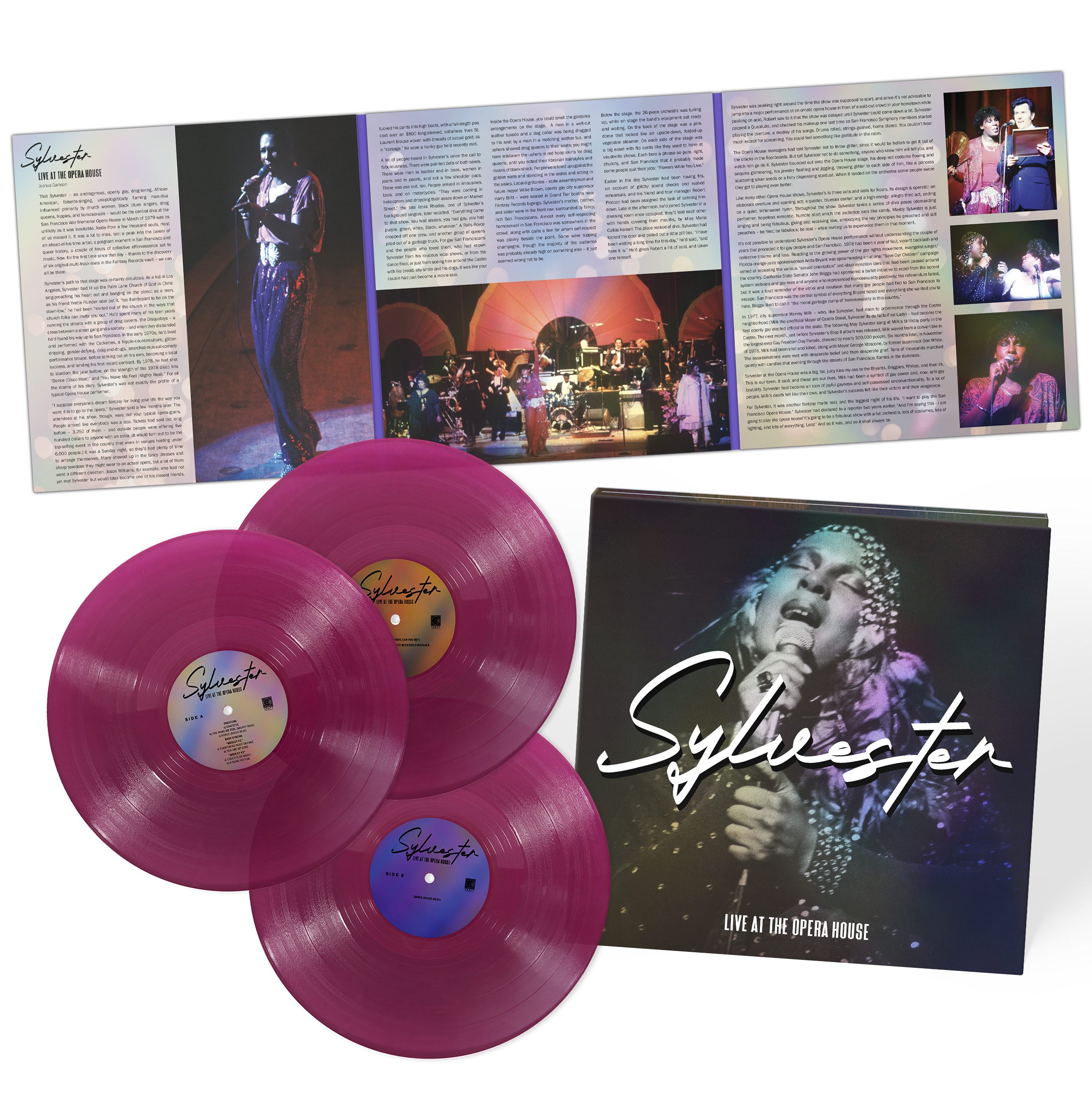 Sylvester - Live At The Opera House: Purple Vinyl 3LP