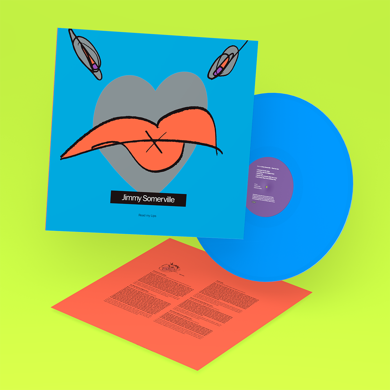 Jimmy Somerville - Read My Lips: Limited Blue Vinyl LP