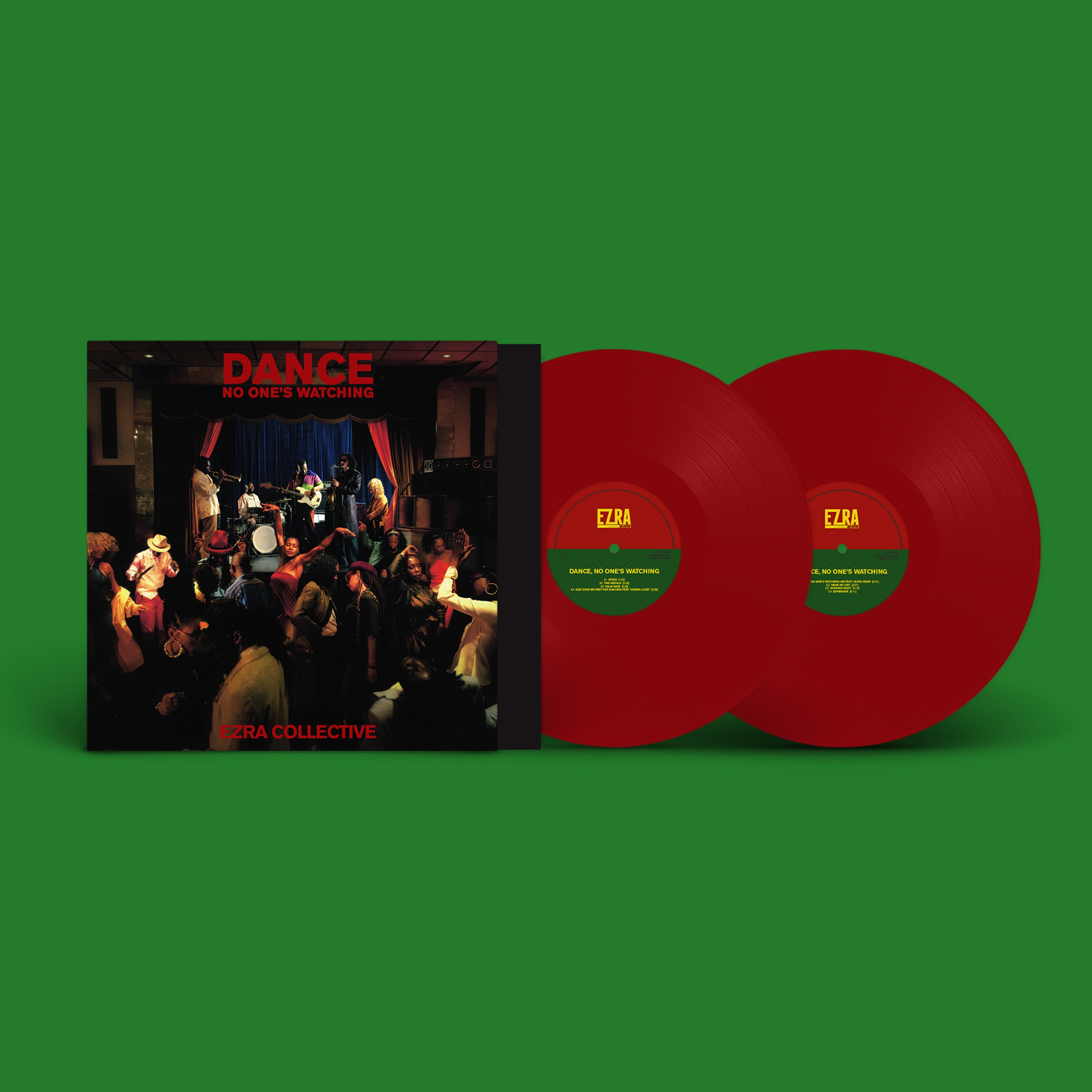 Ezra Collective - Dance, No One's Watching: Limited Satin Red Vinyl 2LP