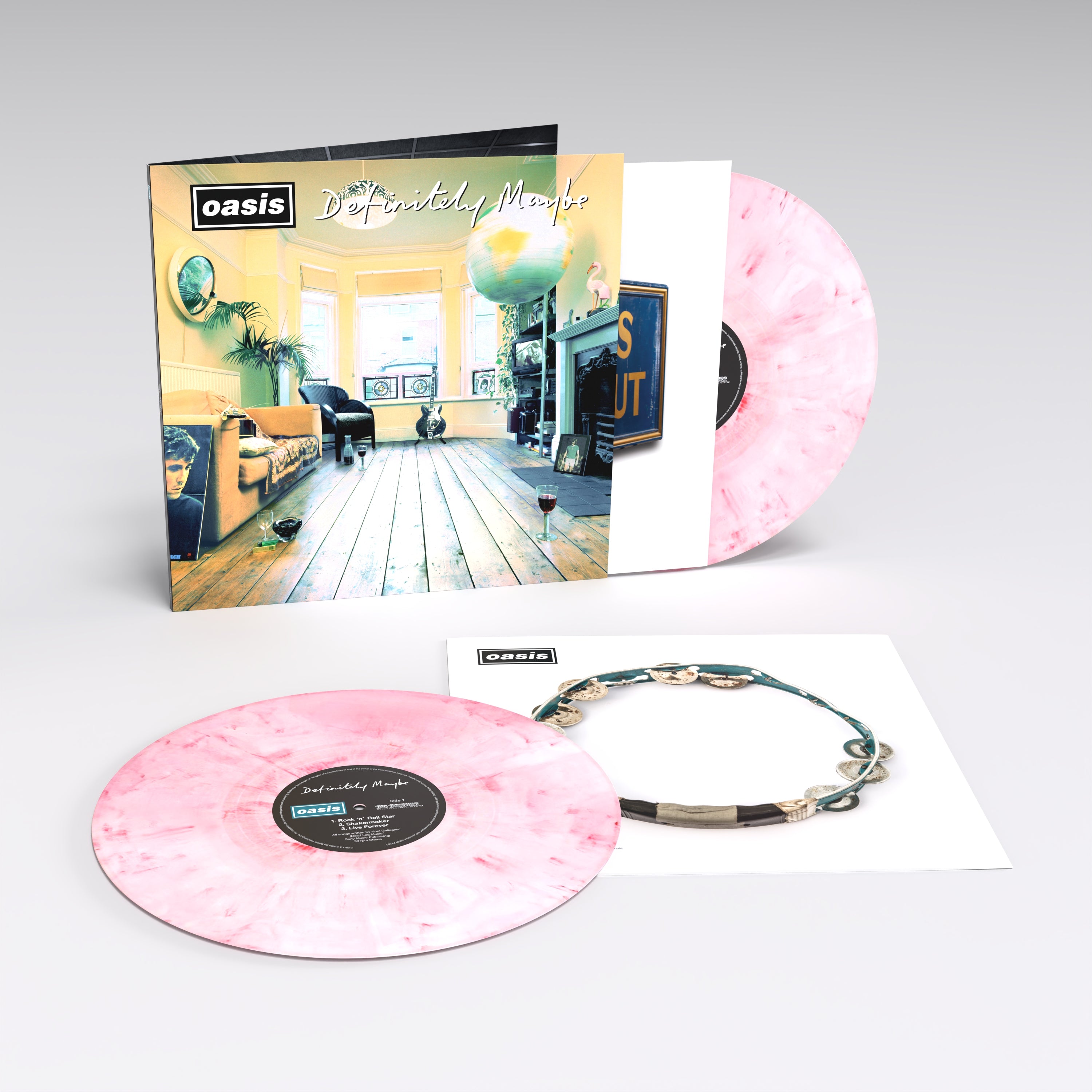 Oasis - Definitely Maybe (30th Anniversary): Limited Strawberries and Cream Vinyl 2LP