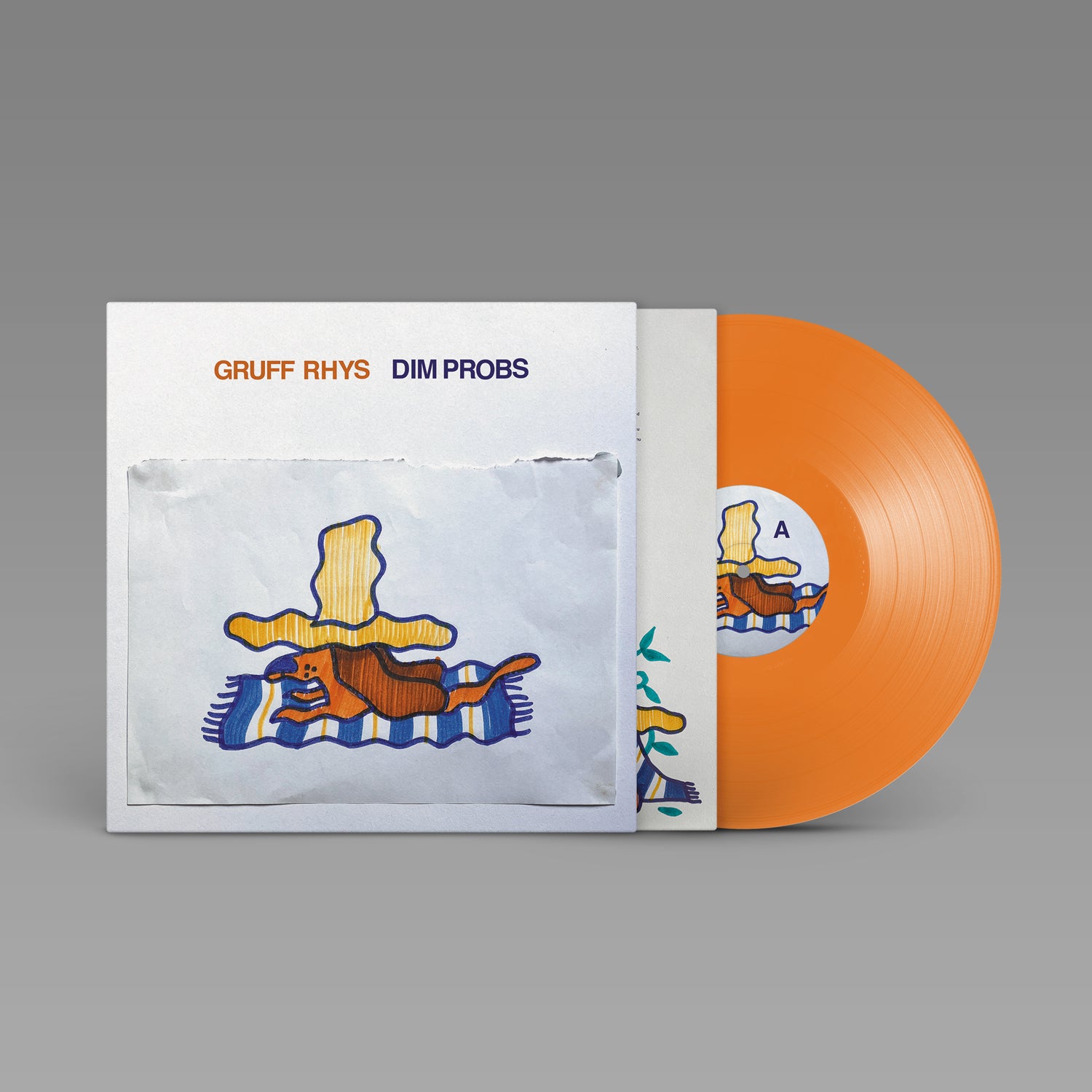 Gruff Rhys - Dim Probs: Orange Vinyl LP