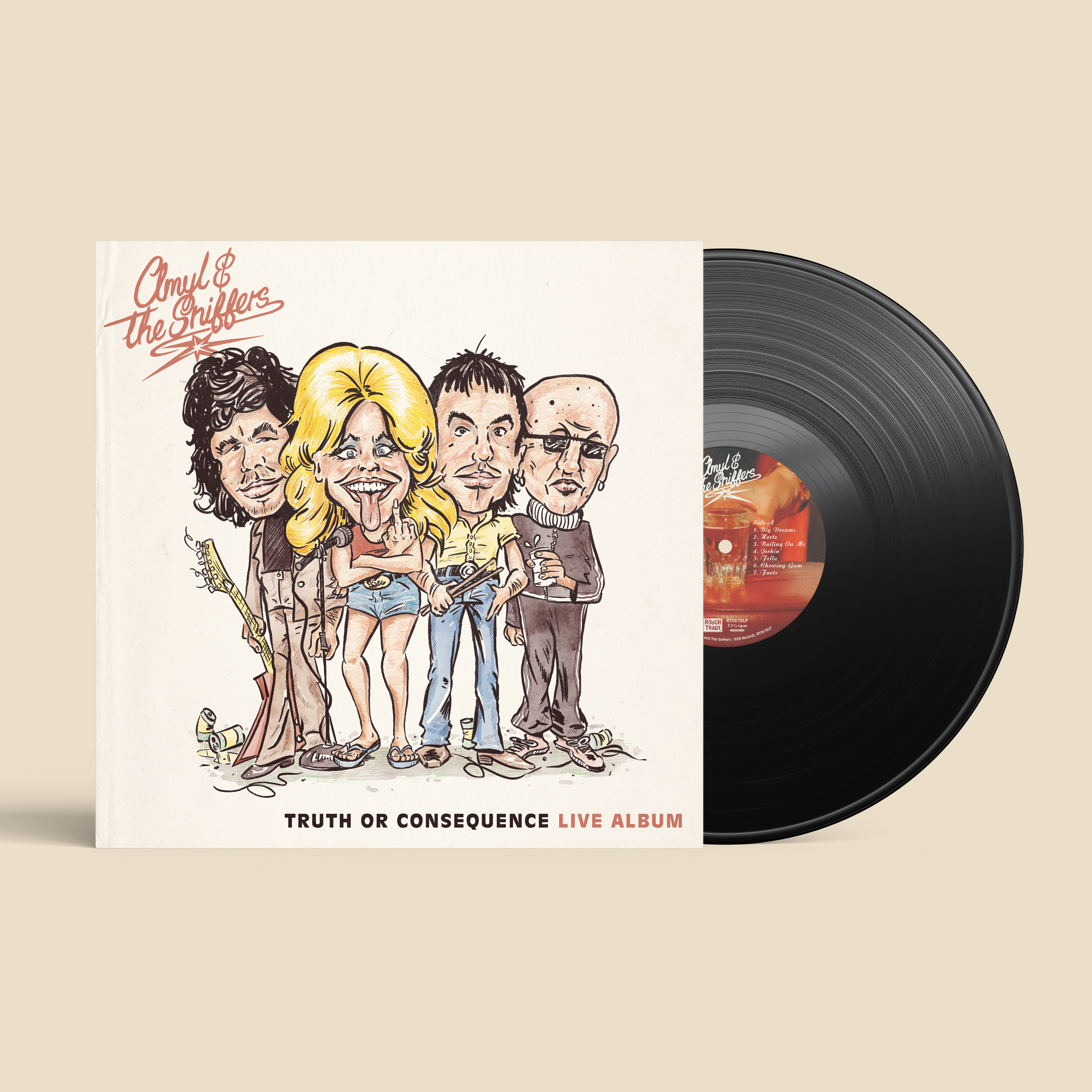 Amyl and the Sniffers - Truth or Consequence (Live from El Coyote): Black Vinyl LP