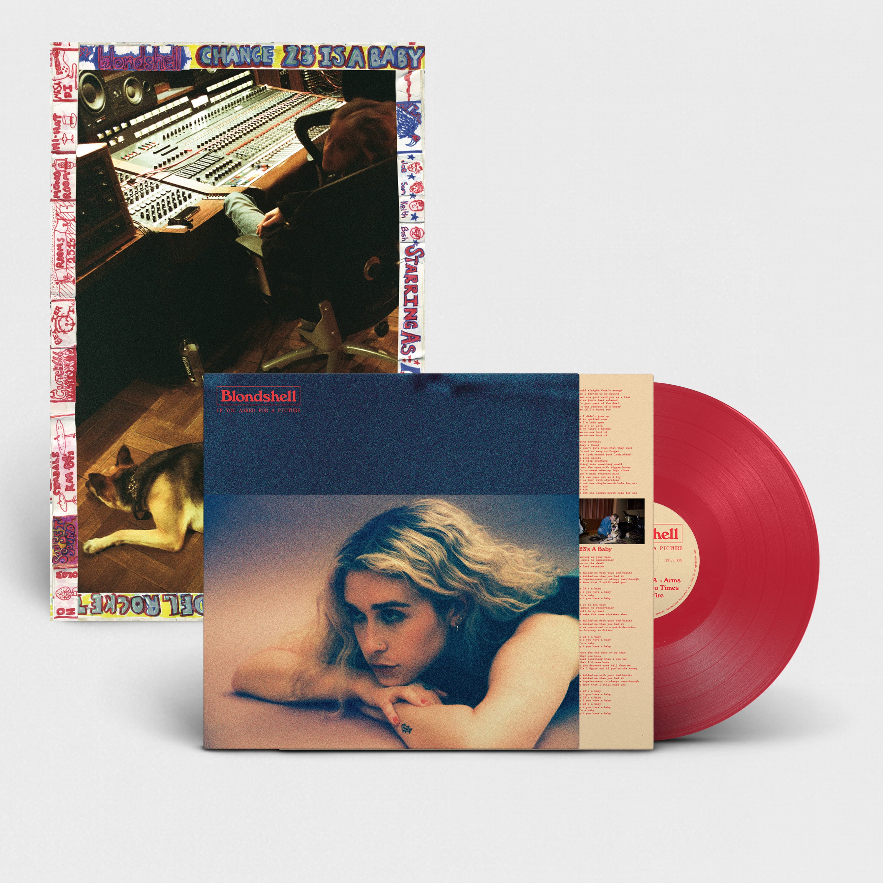 Blondshell - If You Asked For A Picture: Limited Model Rocket Red Vinyl LP