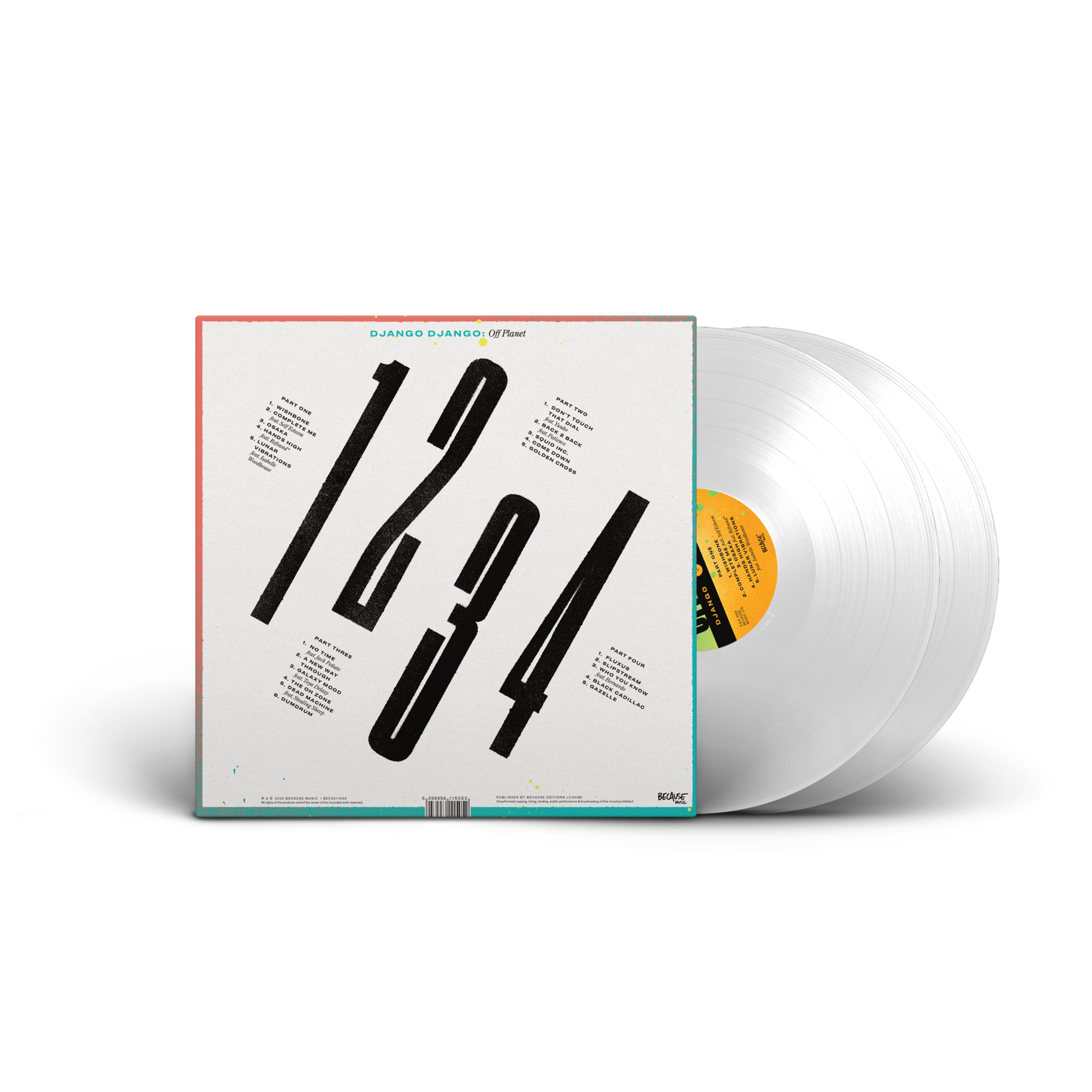 Django Django - Off Planet: Limited Edition White Vinyl 2LP