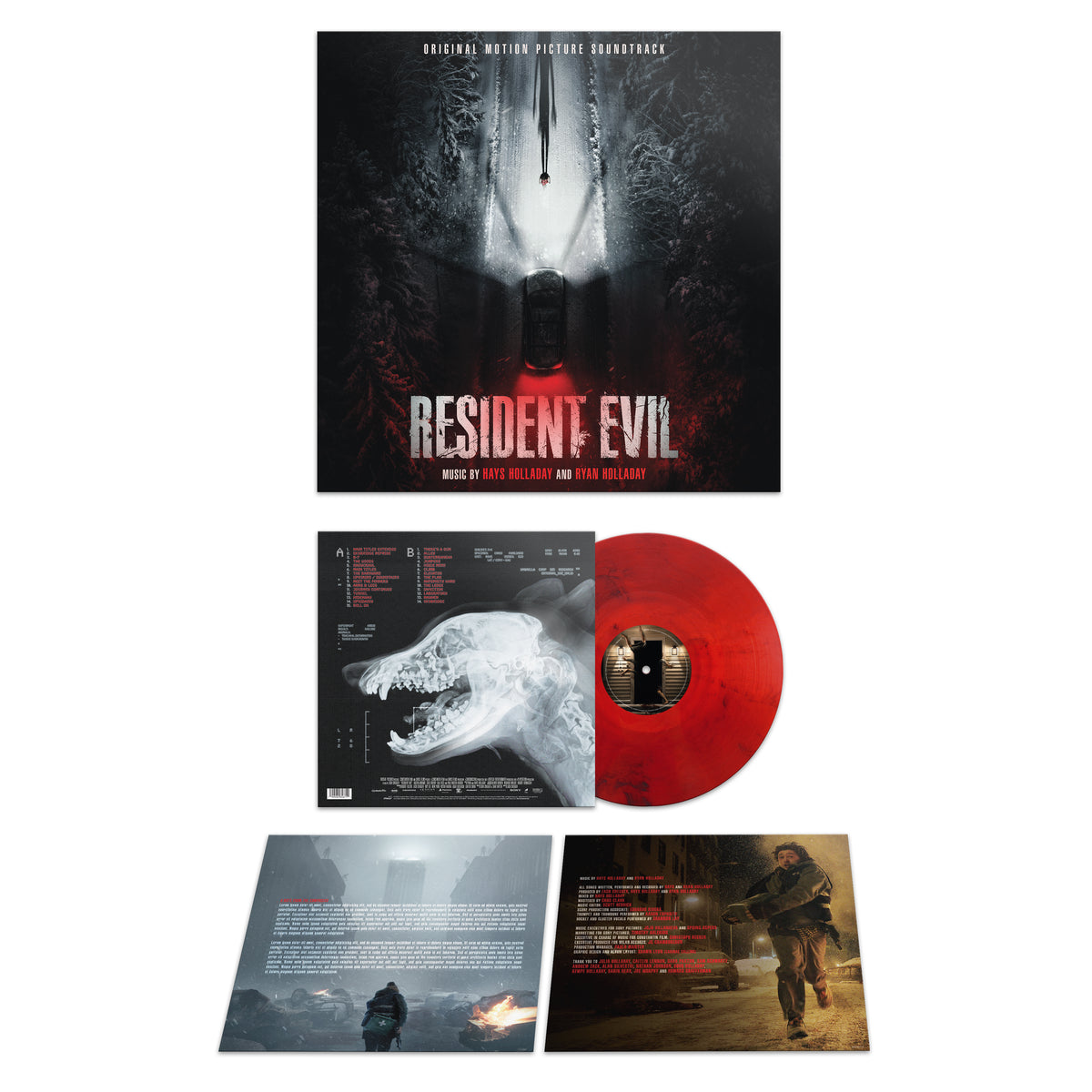 Hays Holladay and Ryan Holladay - Resident Evil (Original Motion Picture Soundtrack): Red Smoke Vinyl LP