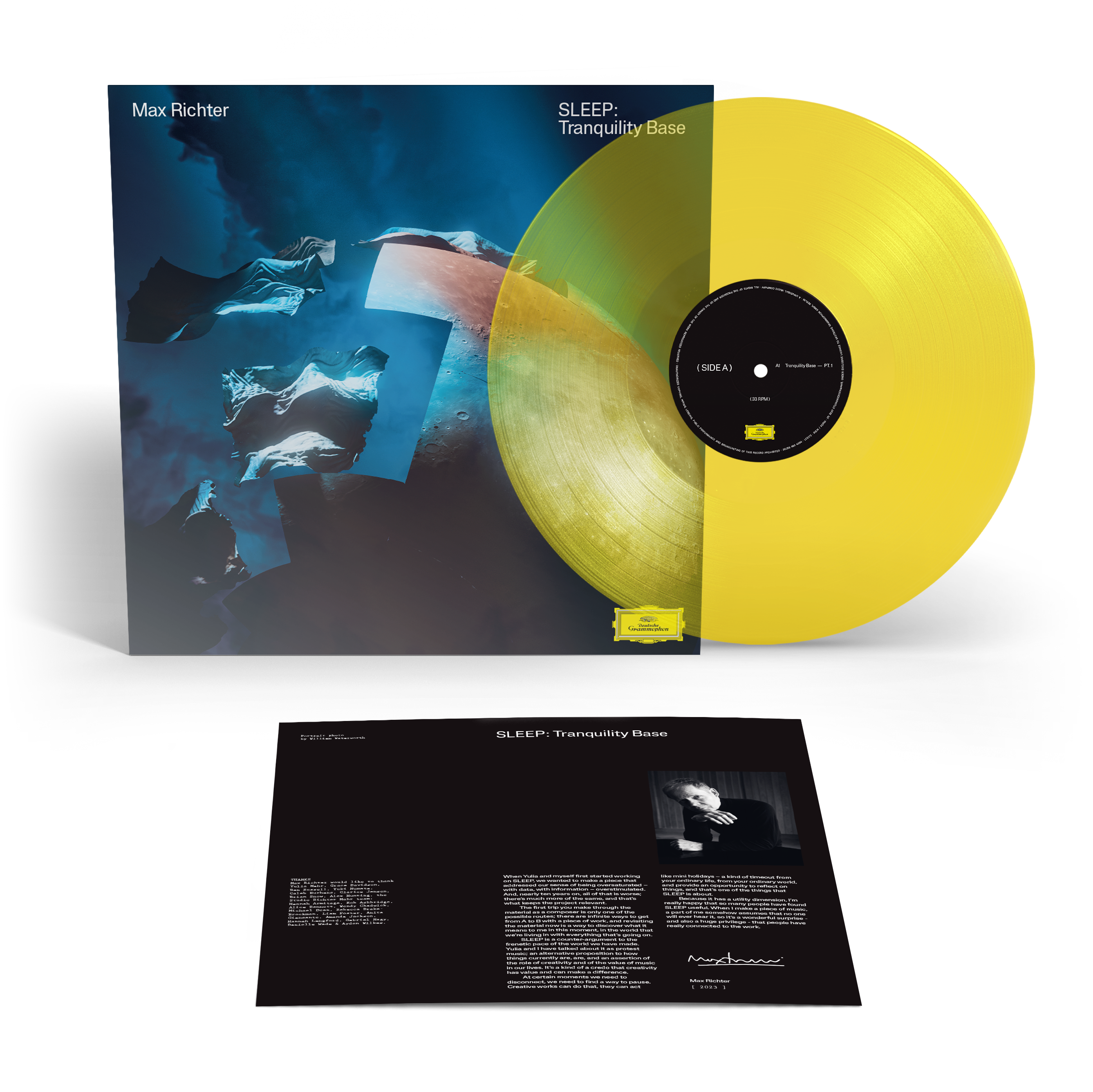 SLEEP: Tranquility Base Exclusive Yellow Vinyl & Signed Print