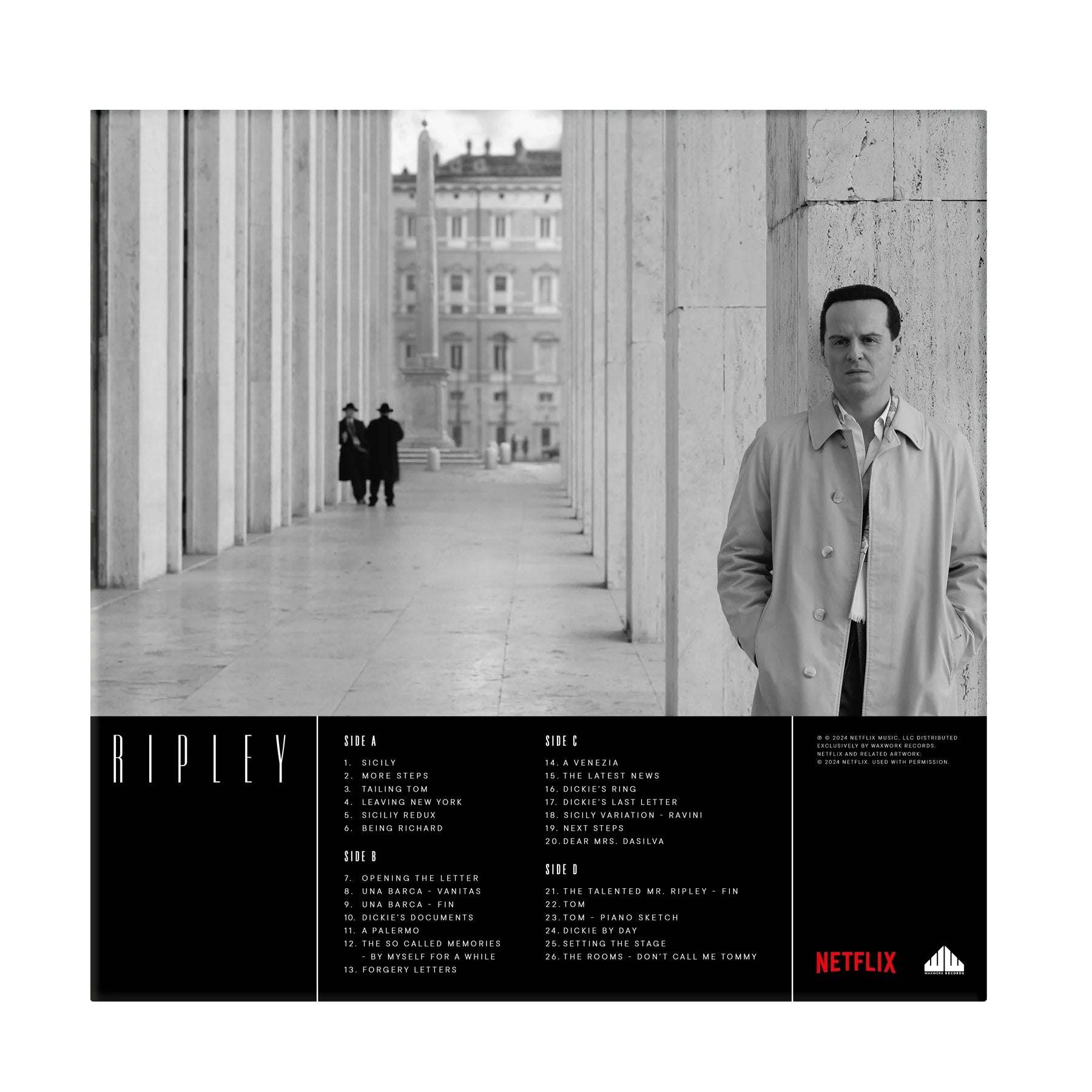 Jeff Russo - Ripley (OST): Crystal / Black Swirl Vinyl 2LP