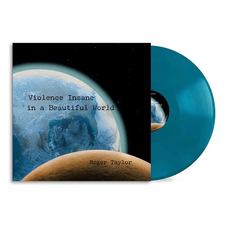 Roger Taylor - Violence Insane In A Beautiful World: Earth Blue Vinyl LP