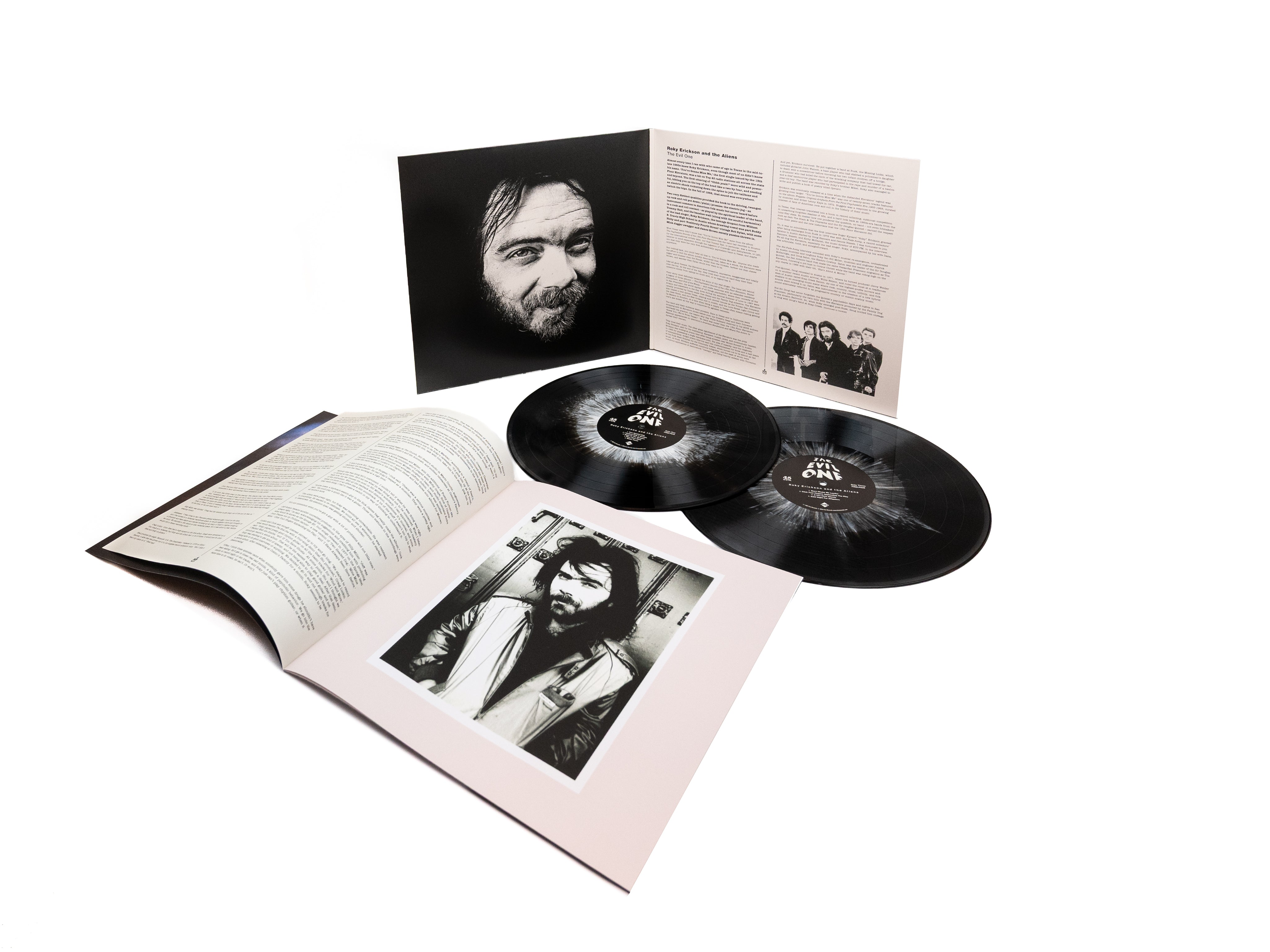 Roky Erickson - The Evil One: Black + White Splatter Vinyl 2LP