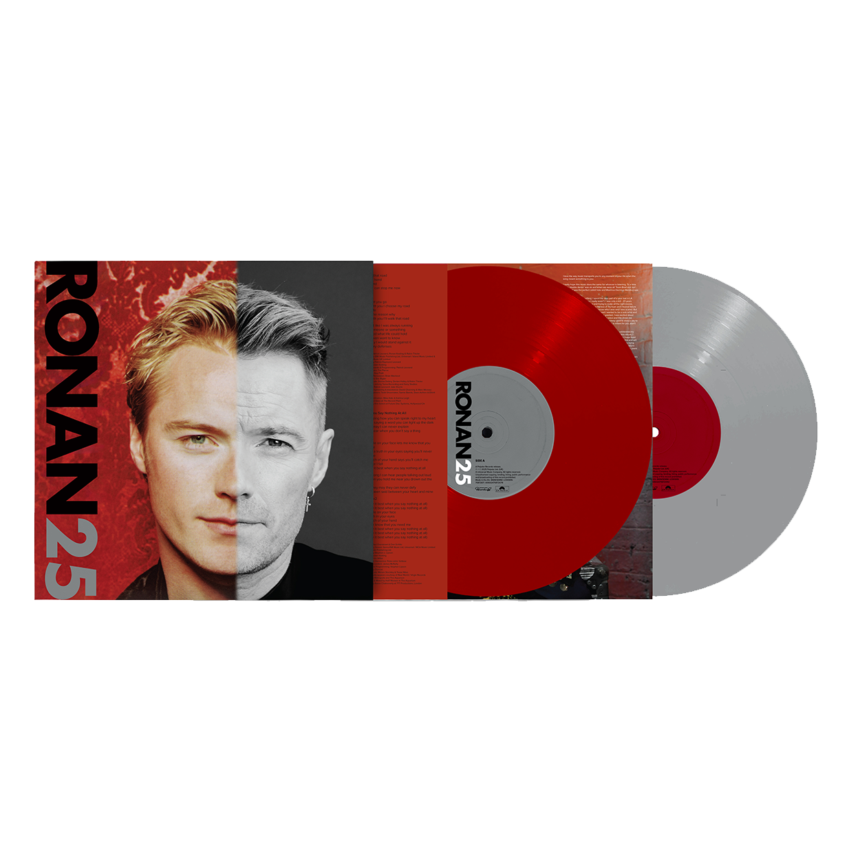 Ronan25 Red & Silver Vinyl 2LP & Exclusive Signed Print