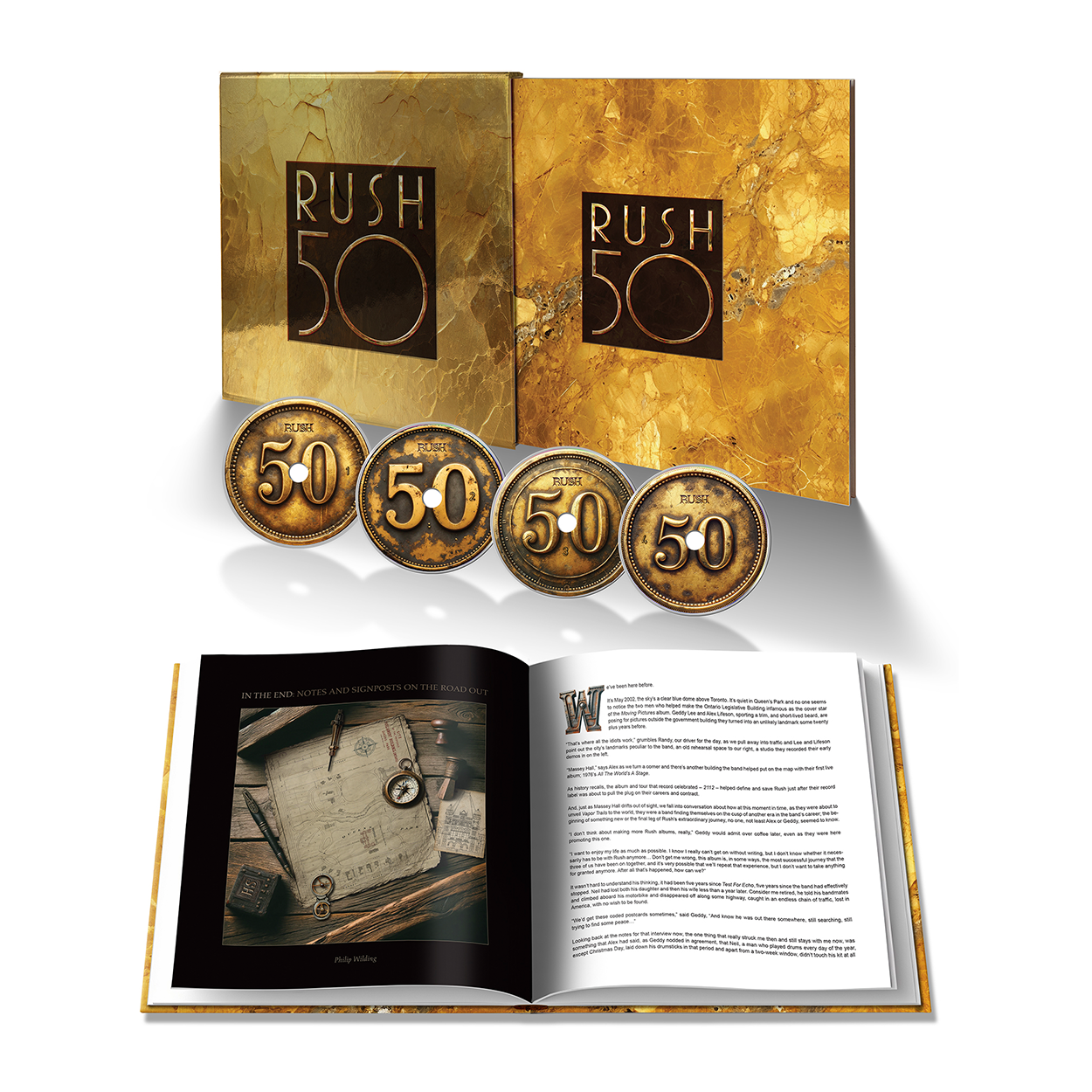 Rush - Rush 50: Deluxe 4CD Boxset