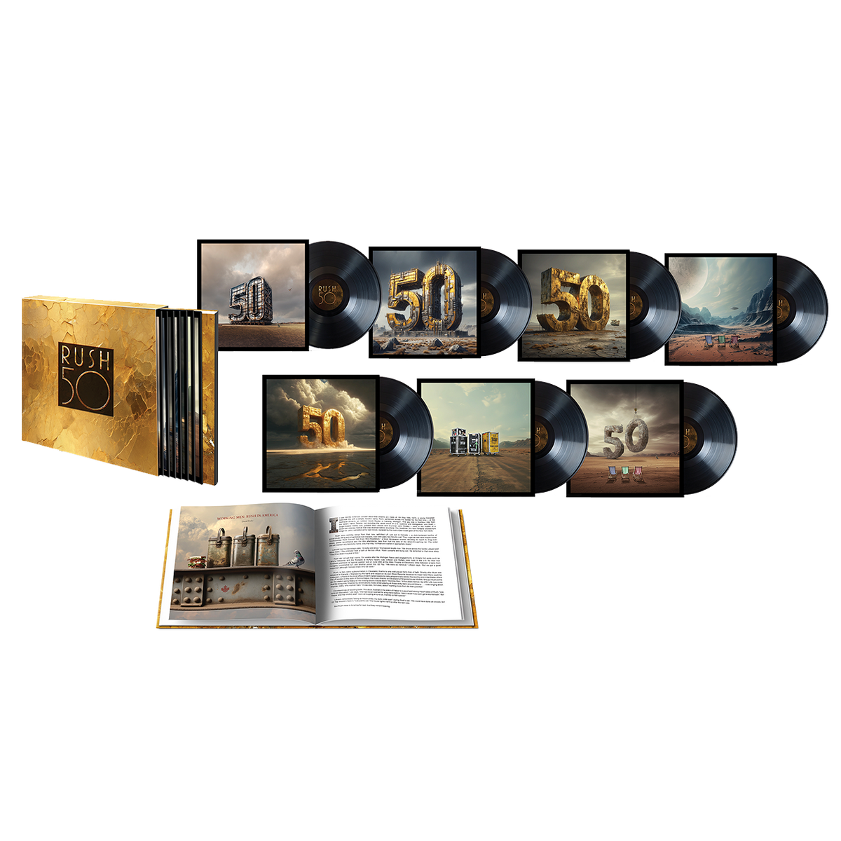 Rush Rush 50: 7LP Boxset The Sound of Vinyl