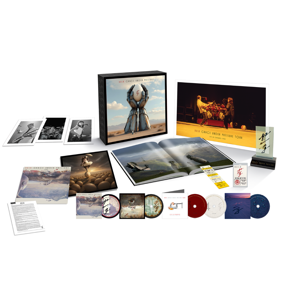Rush - Grace Under Pressure Super Deluxe 4CD + Blu-ray​ Box Set
