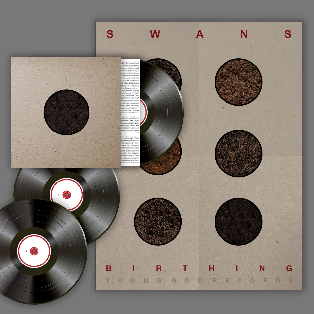 Swans - Birthing: Limited 3LP + DVD