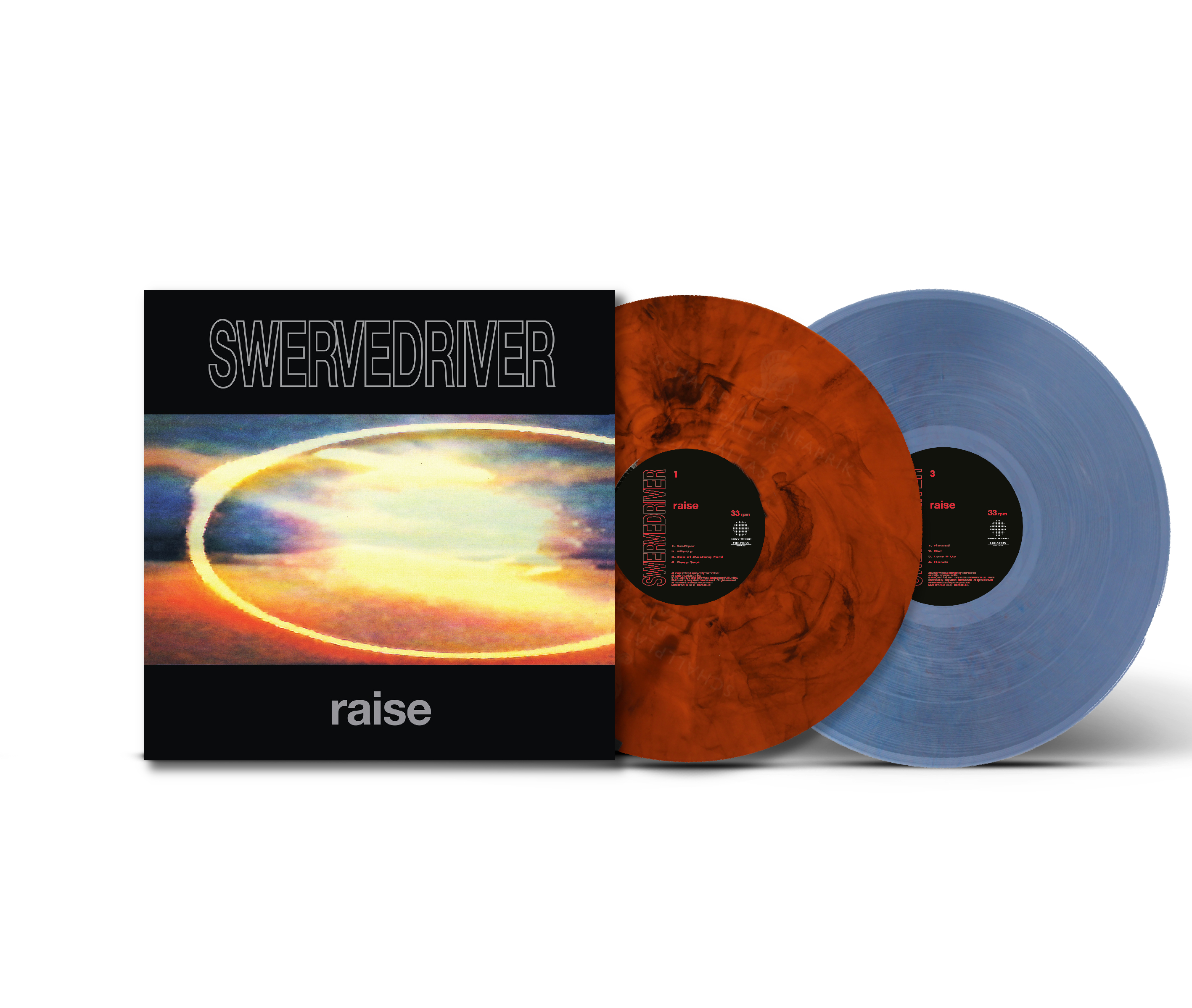 Swervedriver - Raise (35th Anniversary): Neon Orange & Clear Blue Vinyl 2LP