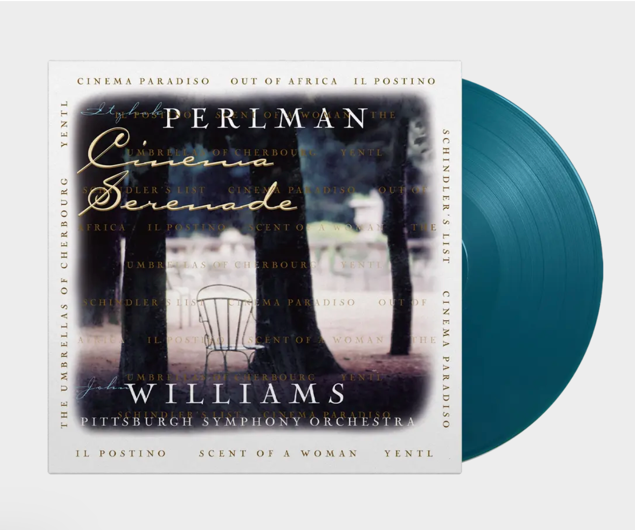Itzhak Perlman and John Williams - Cinema Serenade: Aquamarine Vinyl LP